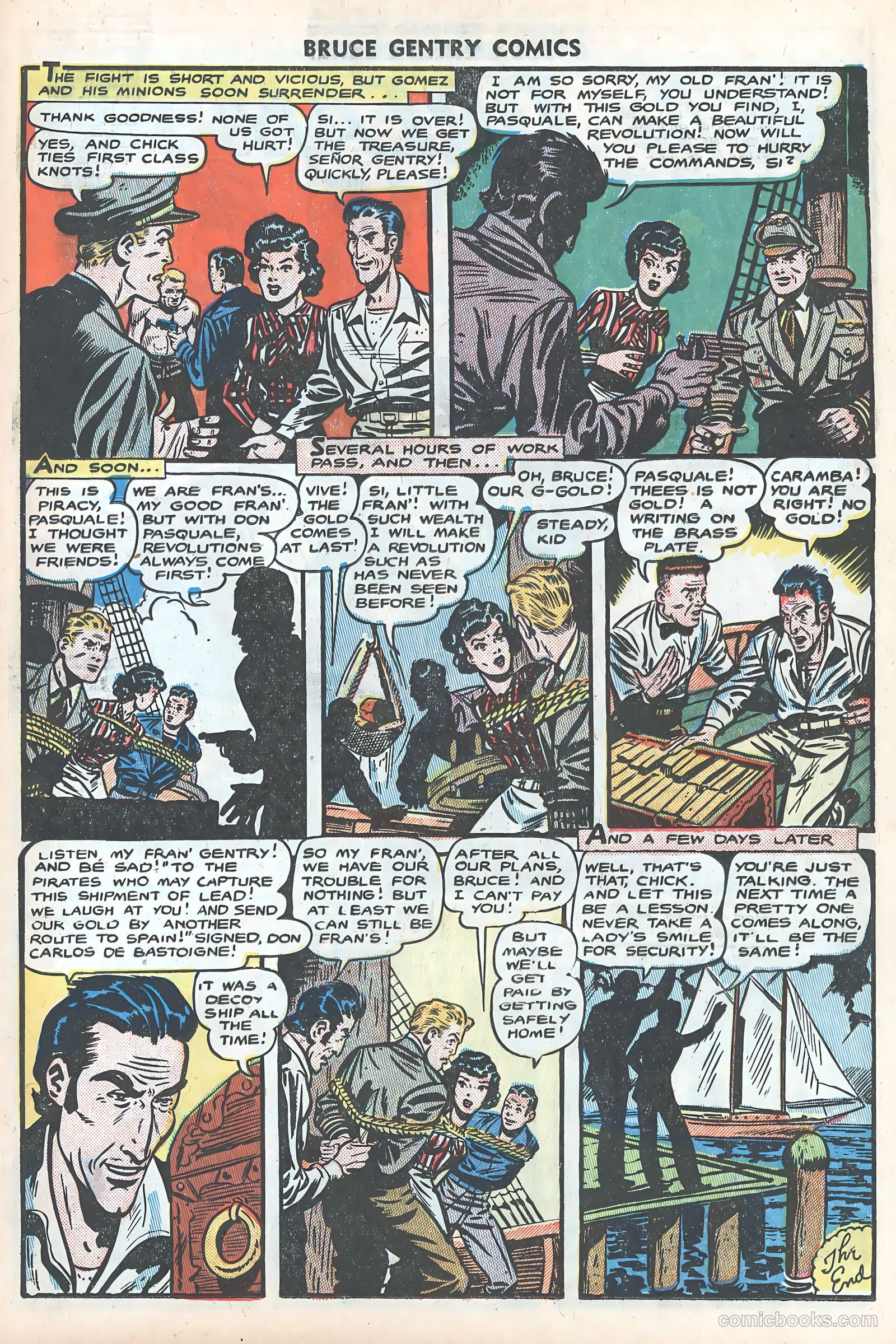 Bruce Gentry Comics #8 — page 11 of 36
