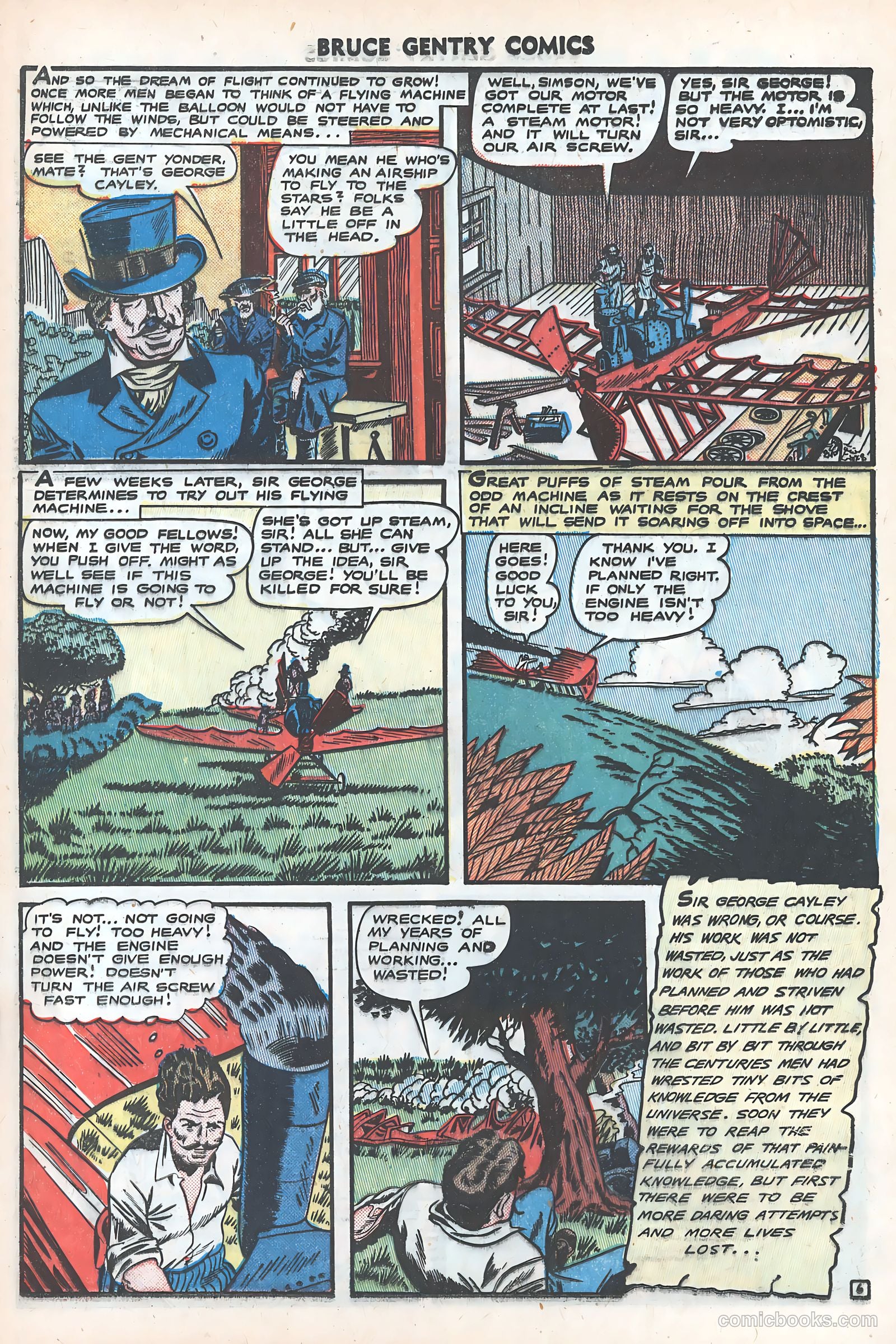 Bruce Gentry Comics #8 — page 17 of 36
