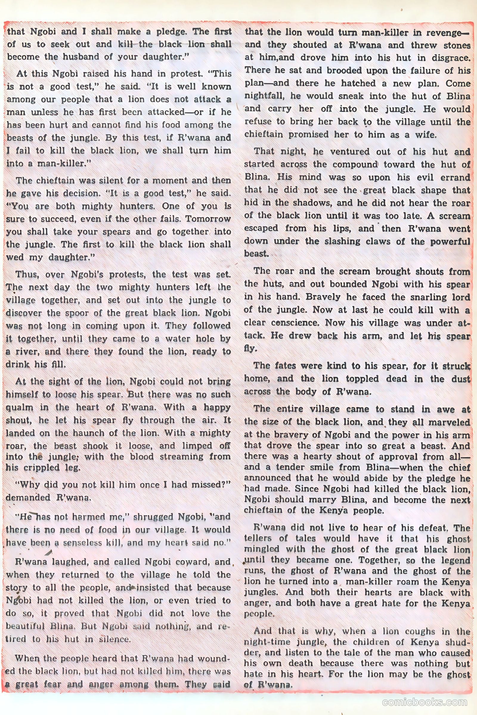 Bruce Gentry Comics #8 — page 20 of 36