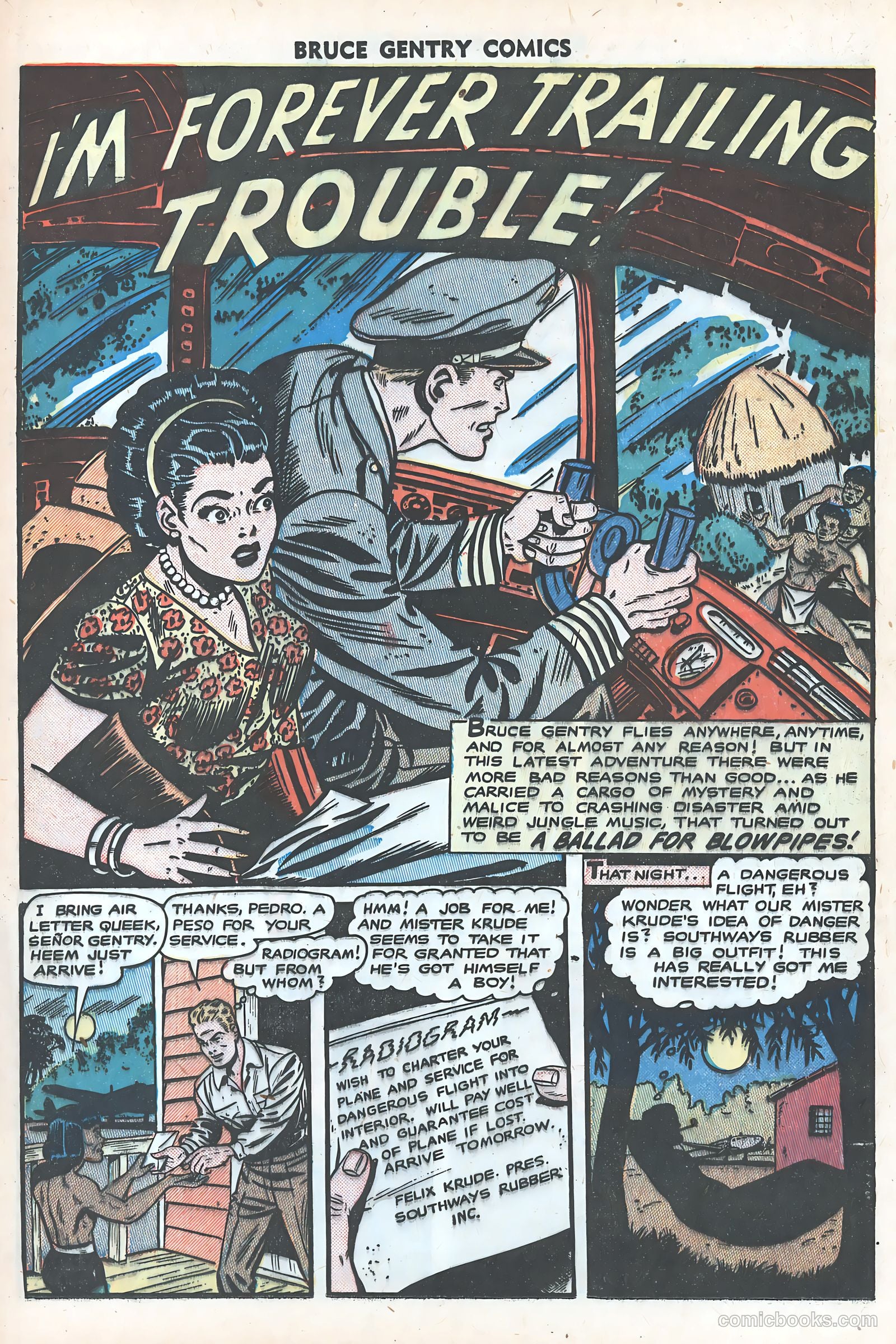 Bruce Gentry Comics #8 — page 21 of 36