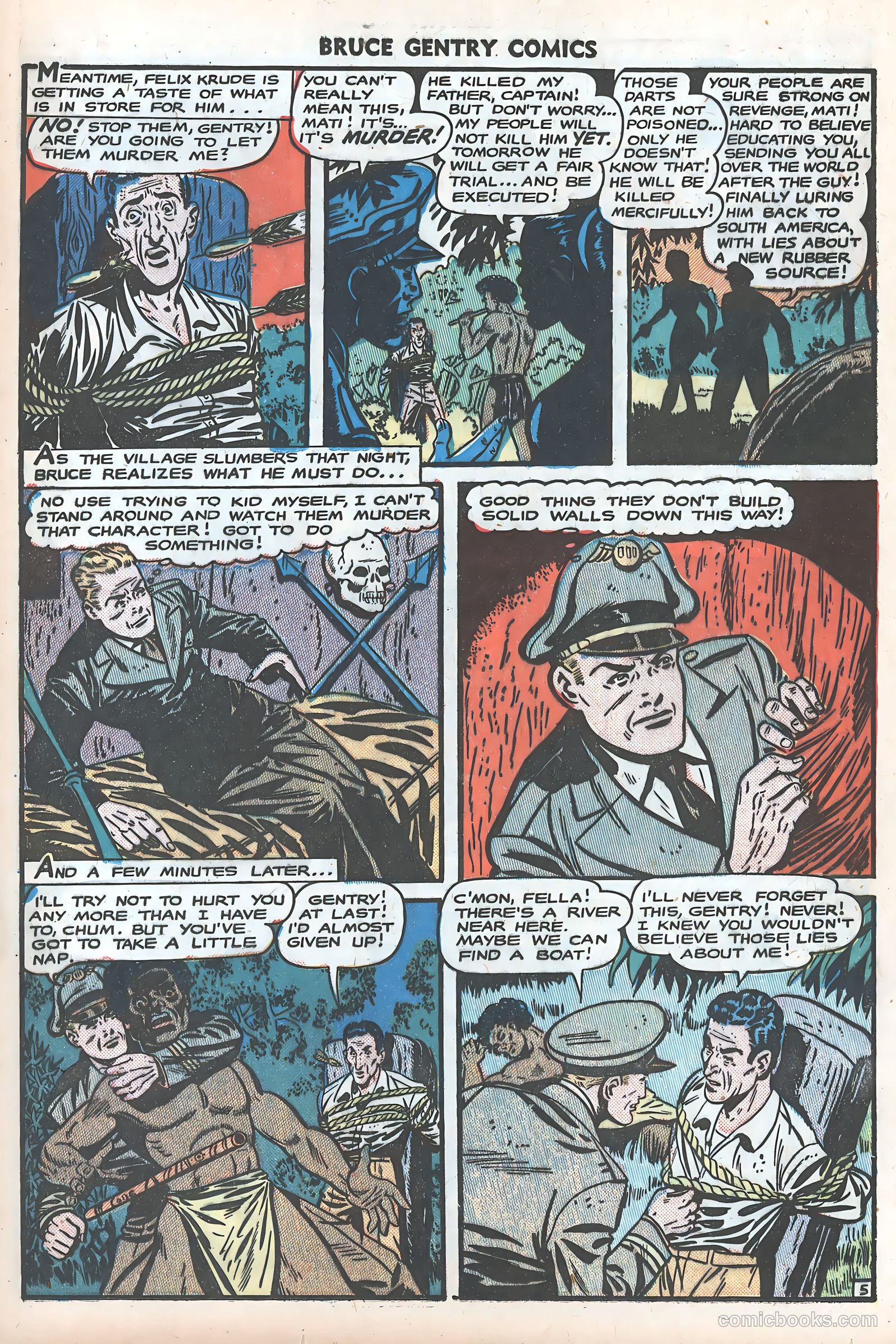 Bruce Gentry Comics #8 — page 25 of 36