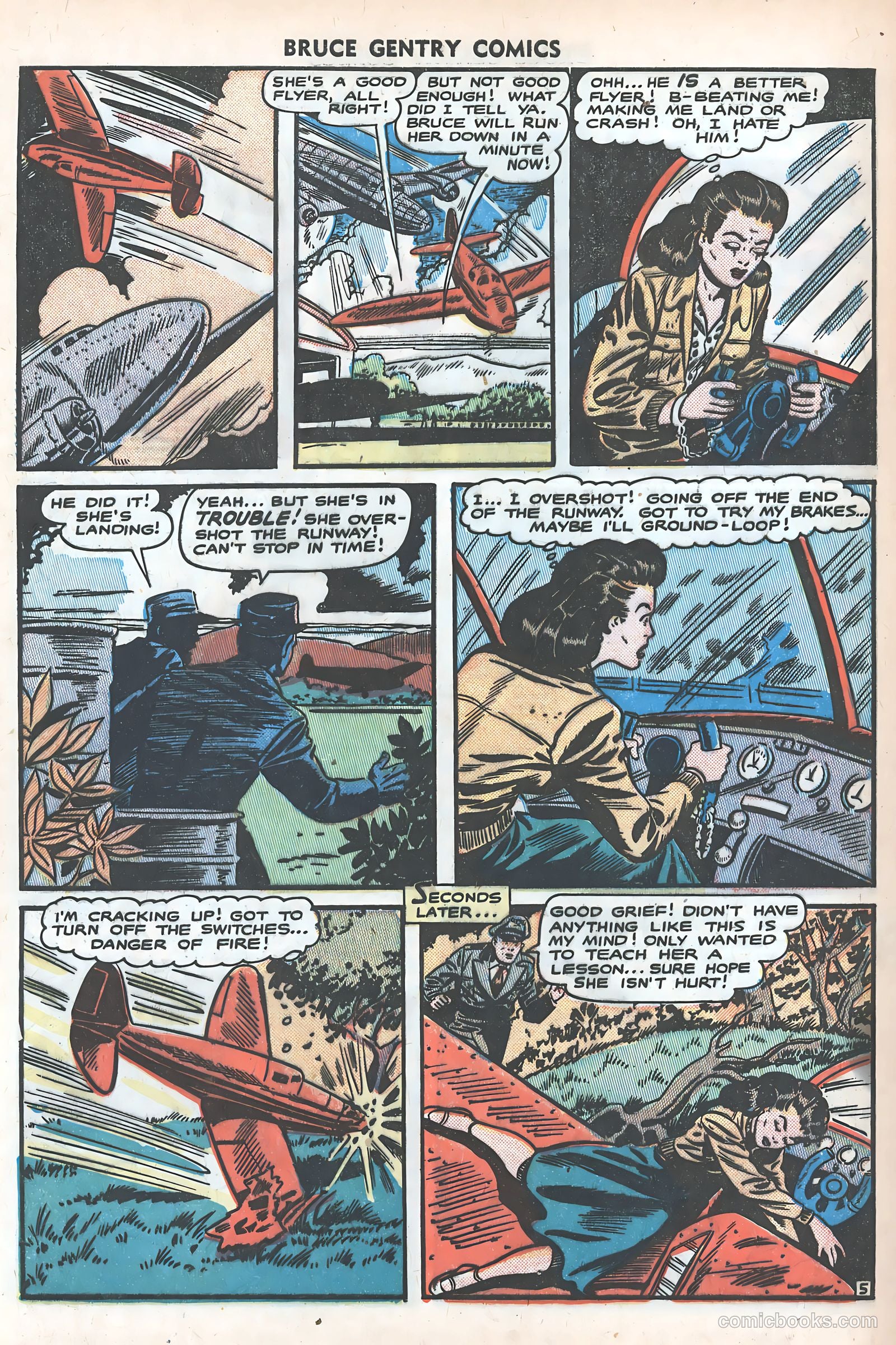 Bruce Gentry Comics #8 — page 32 of 36