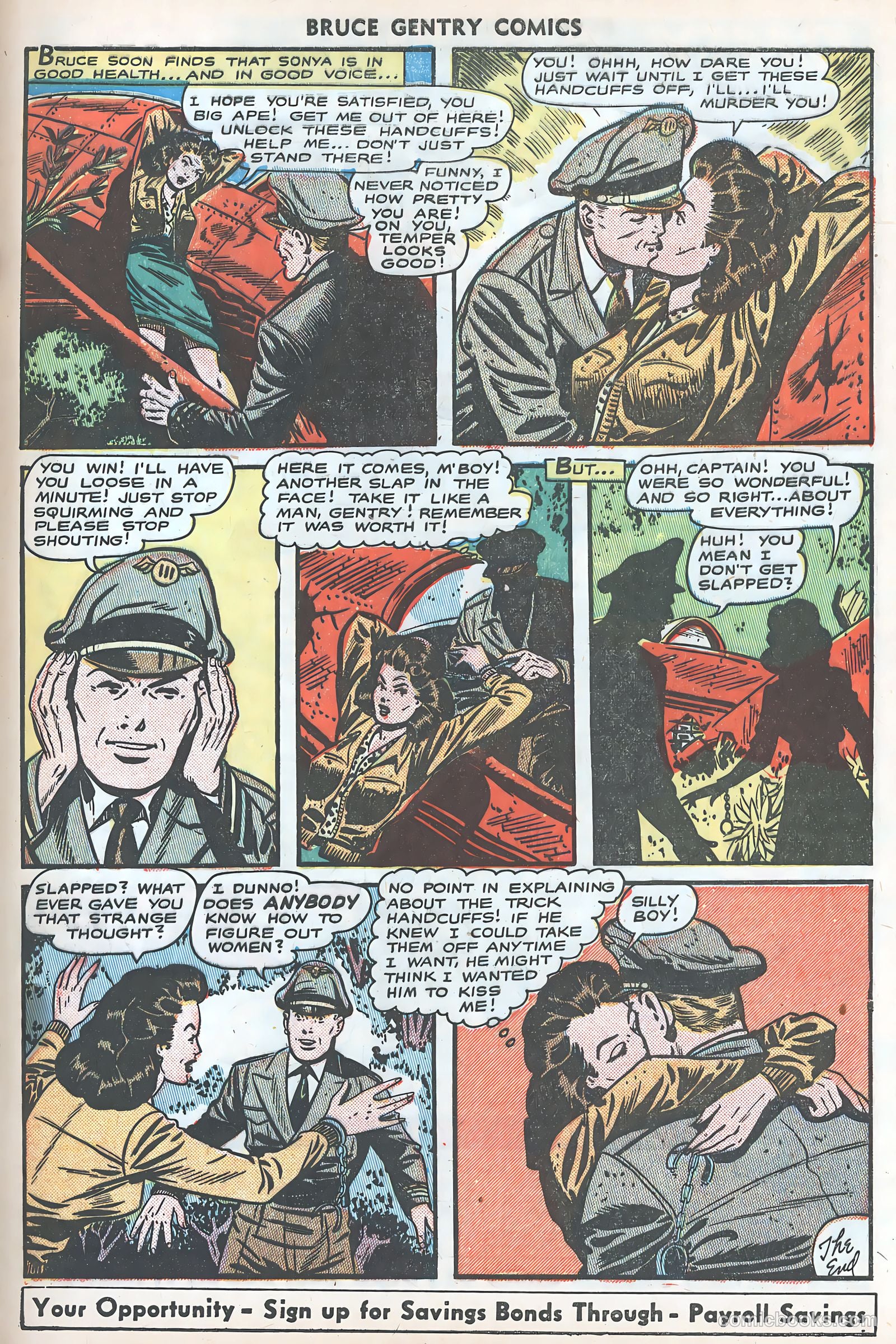 Bruce Gentry Comics #8 — page 33 of 36