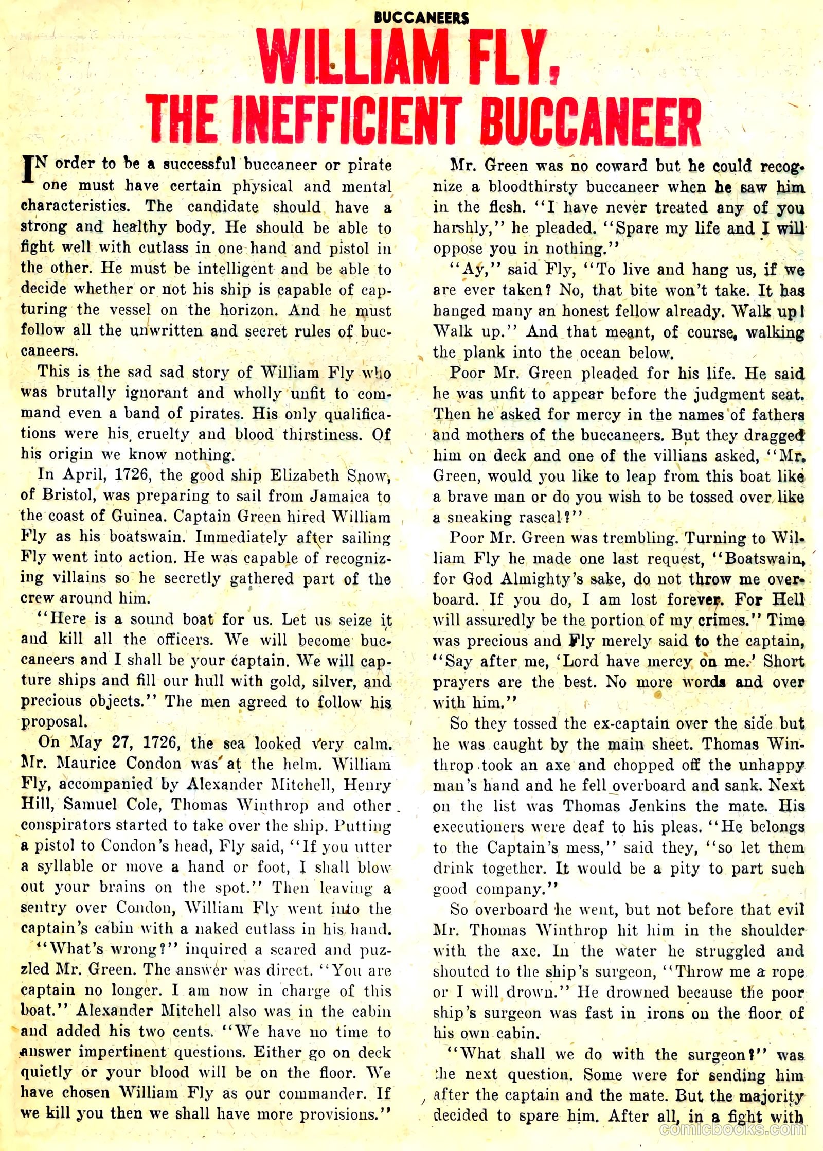 Buccaneers #27 — page 33 of 52