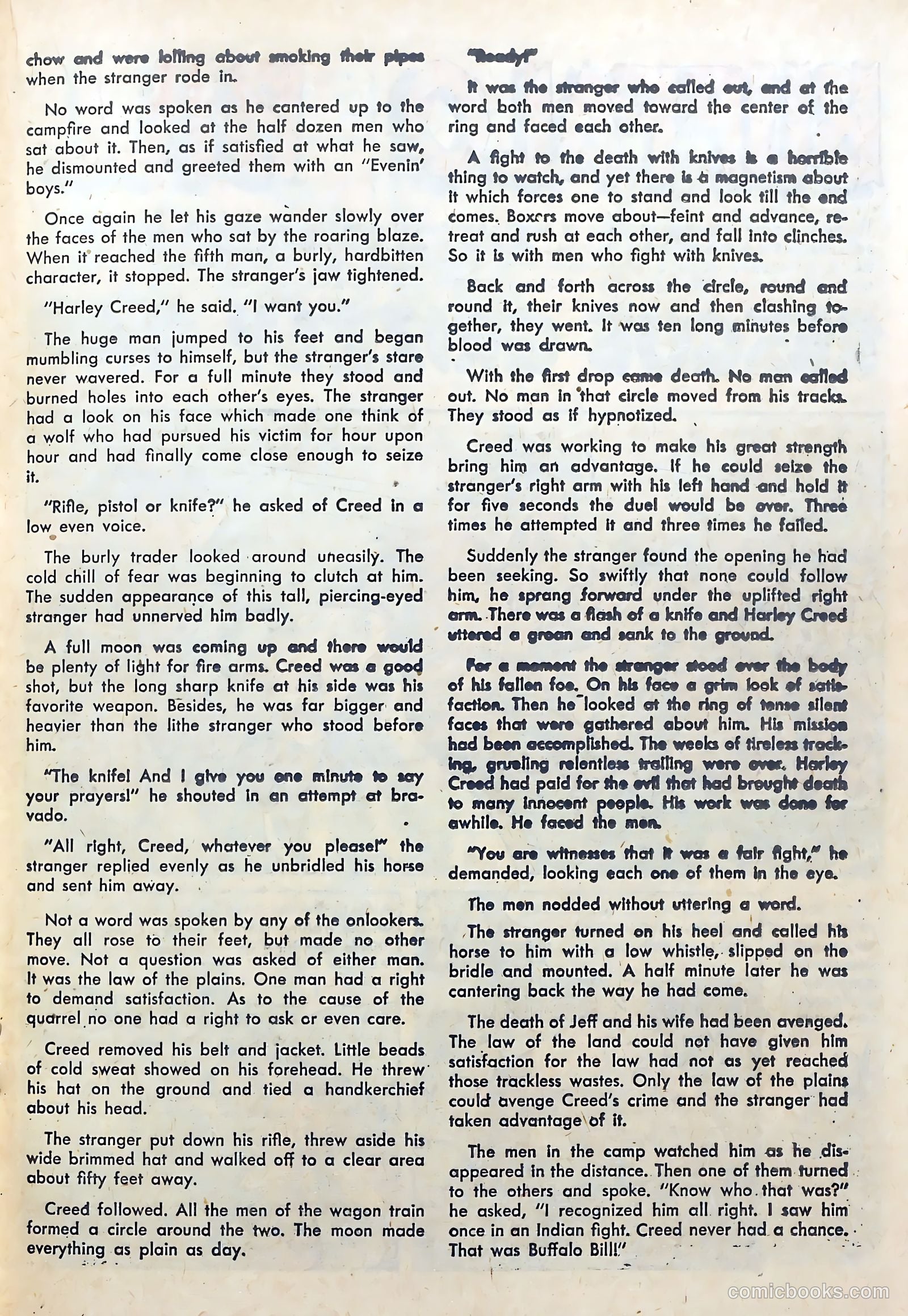 Buffalo Bill #5 — page 19 of 36