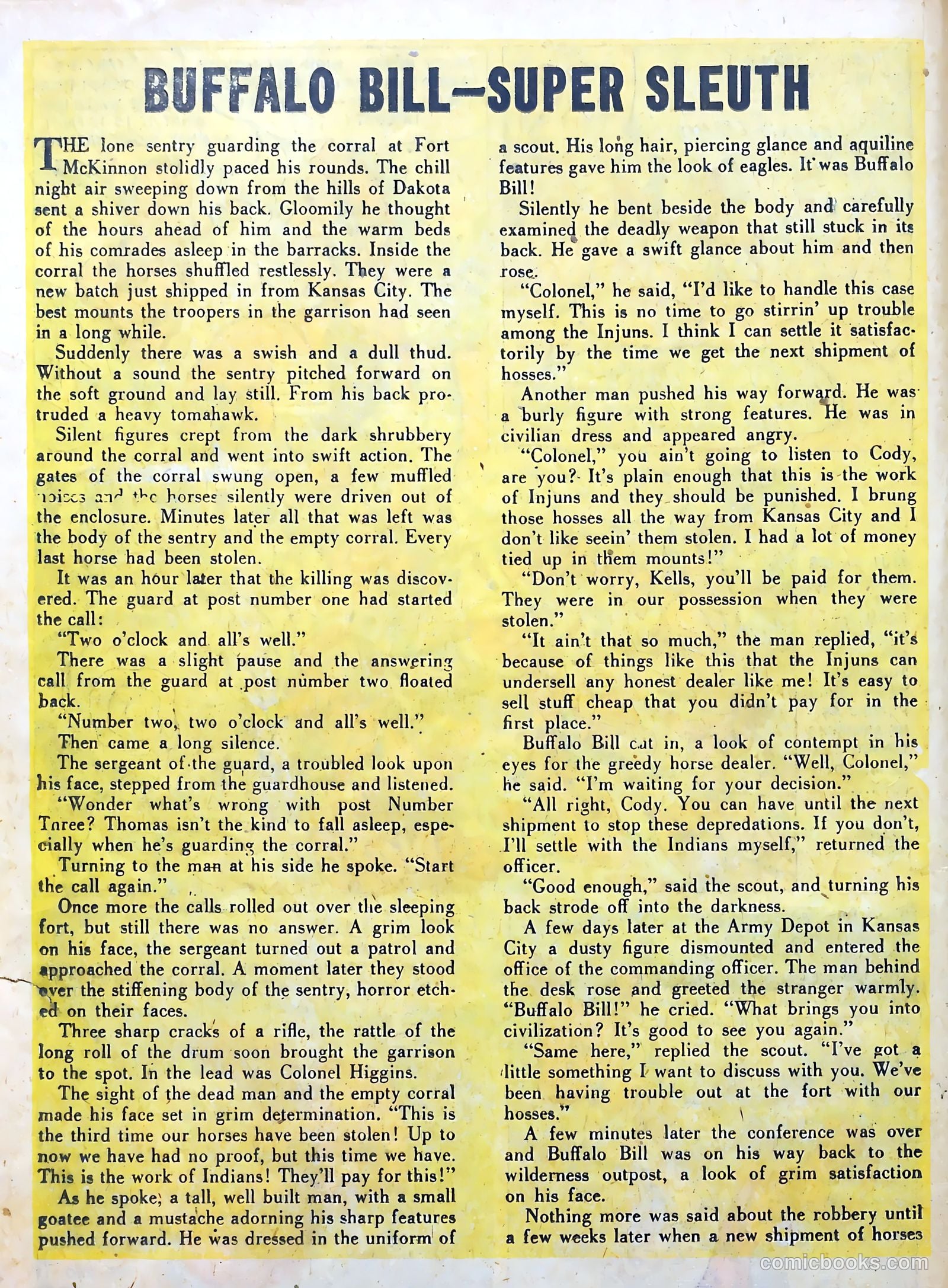 Buffalo Bill #8 — page 18 of 36