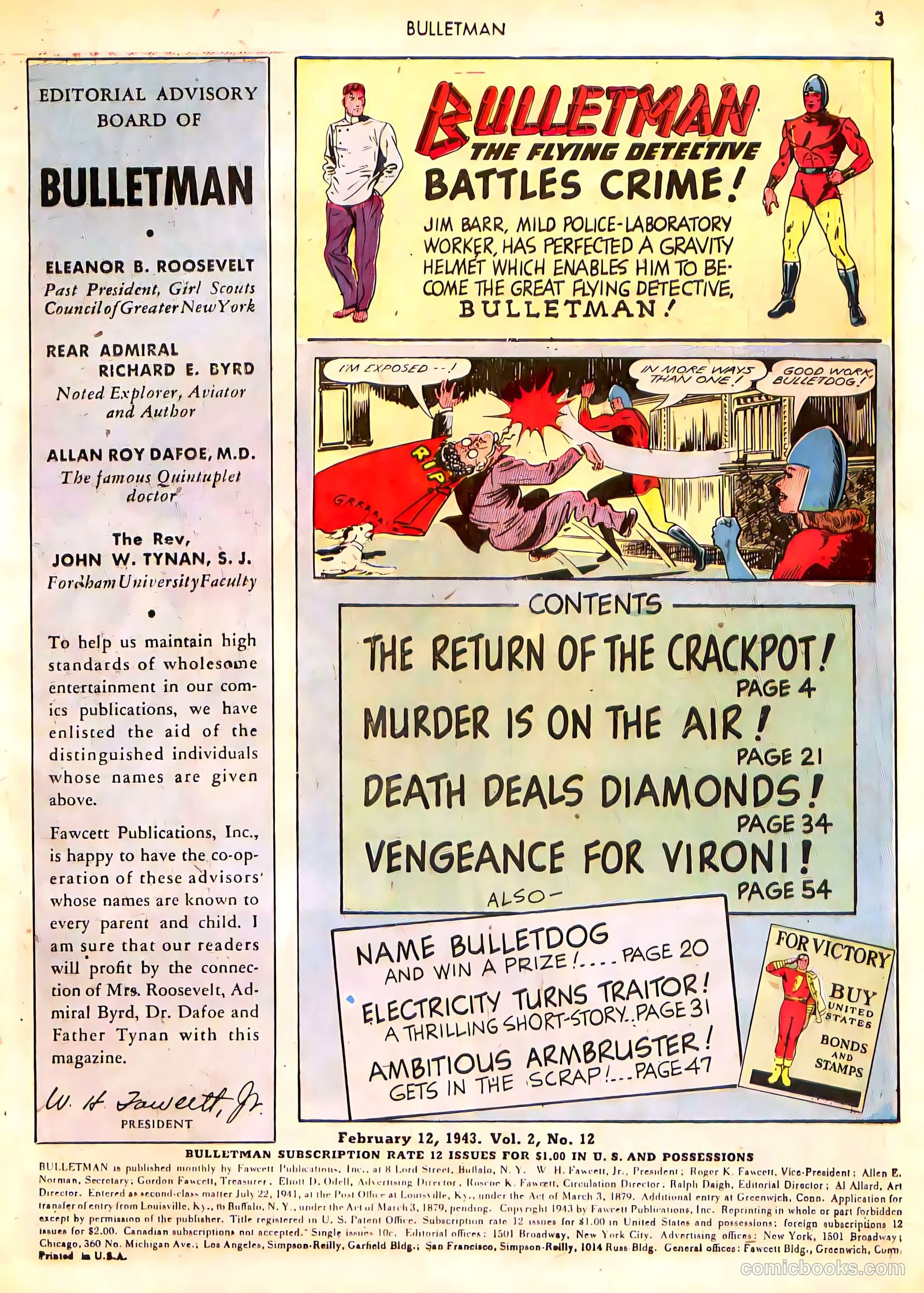 Bulletman #12 — page 3 of 68
