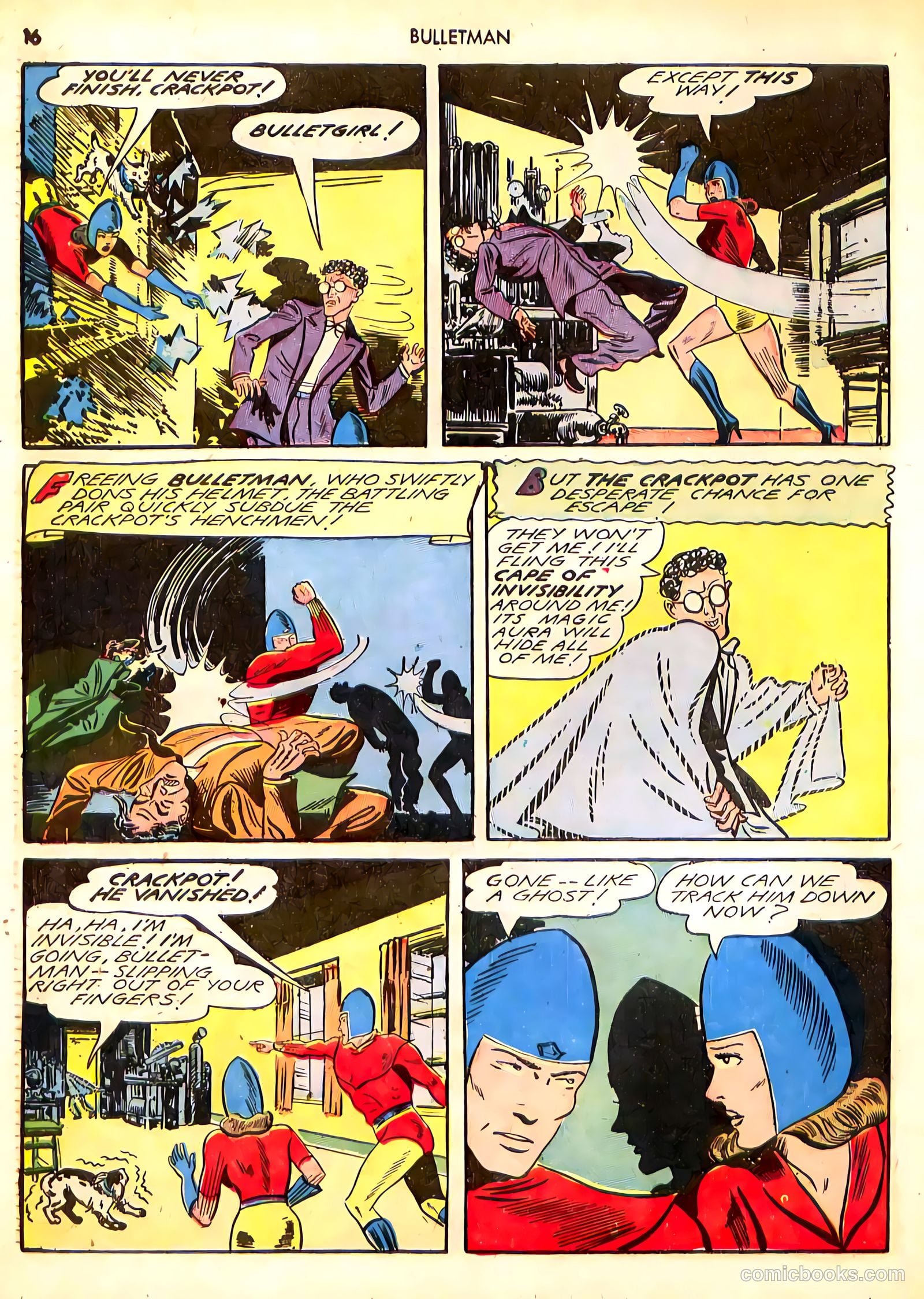 Bulletman #12 — page 16 of 68
