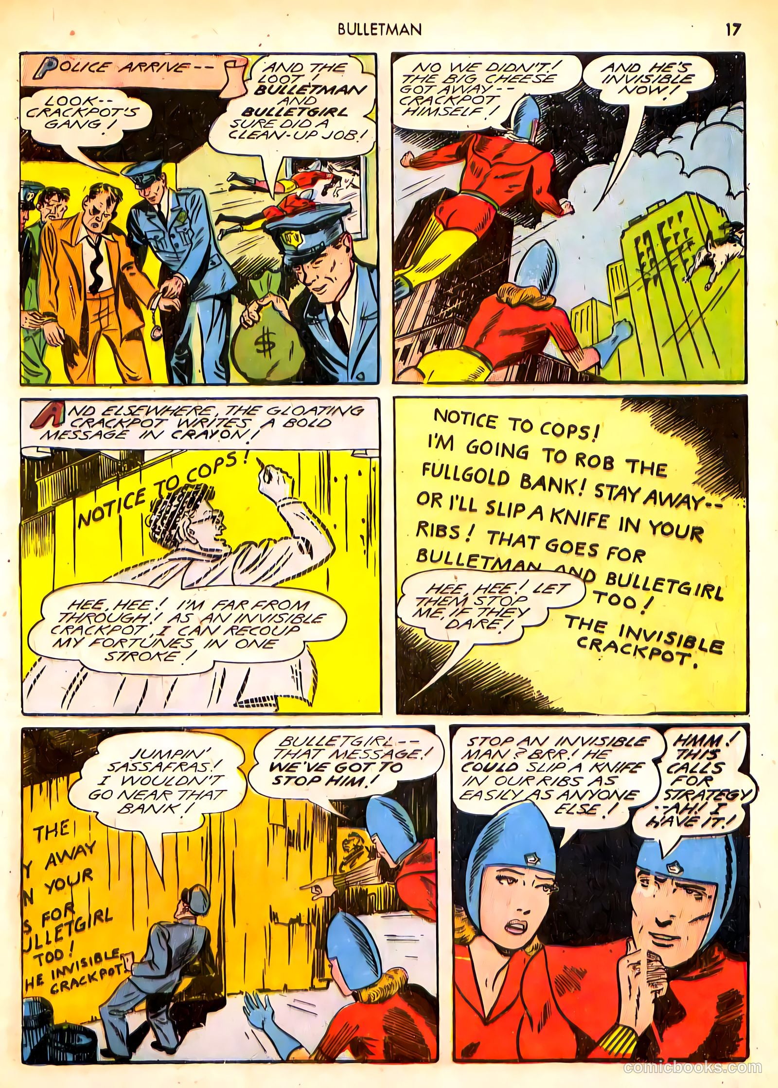 Bulletman #12 — page 17 of 68