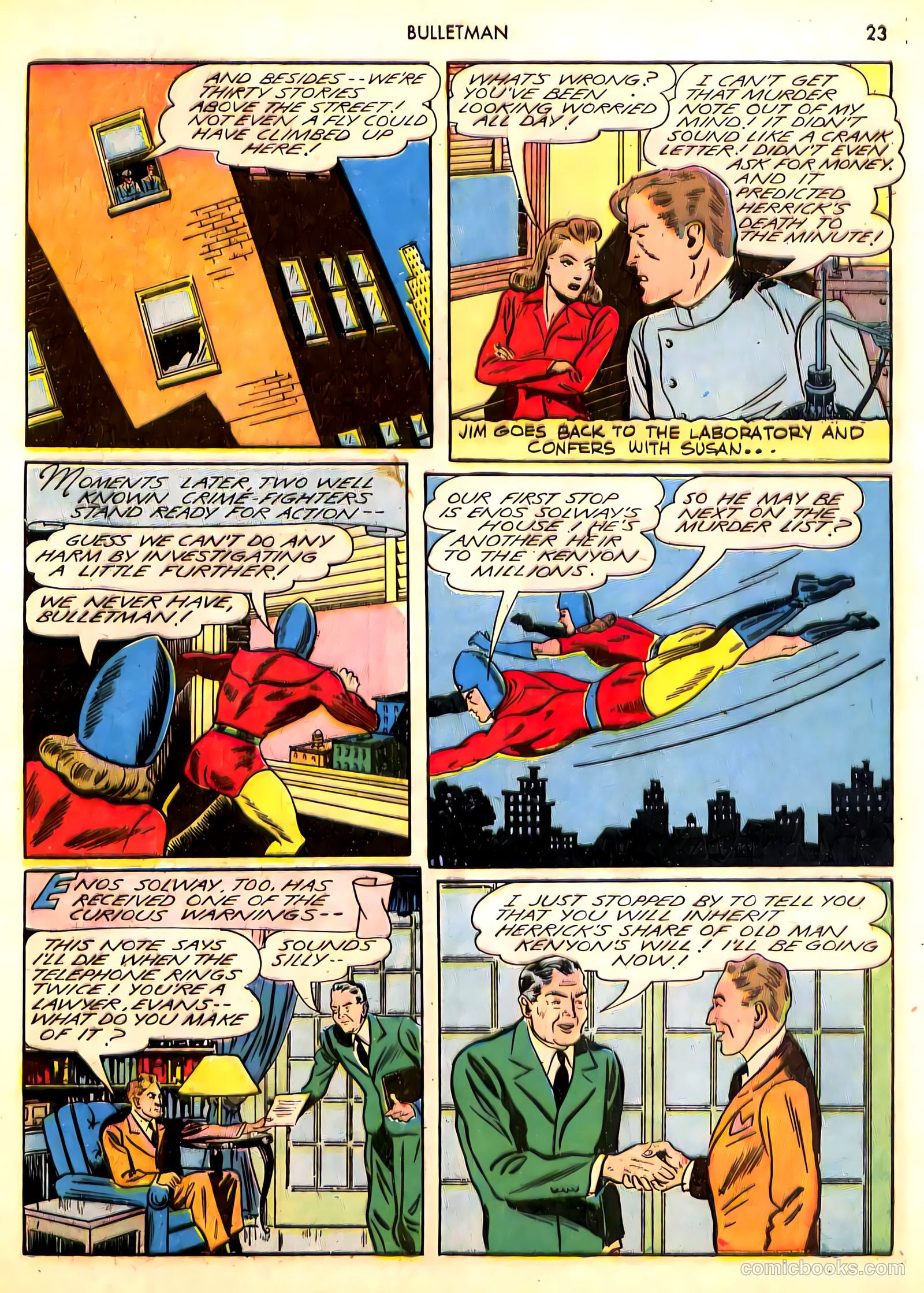 Bulletman #12 — page 23 of 68