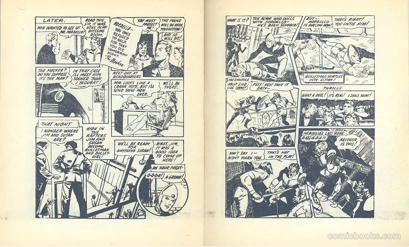 Bulletman [Mighty Midget Comic] #11 — page 14 of 18