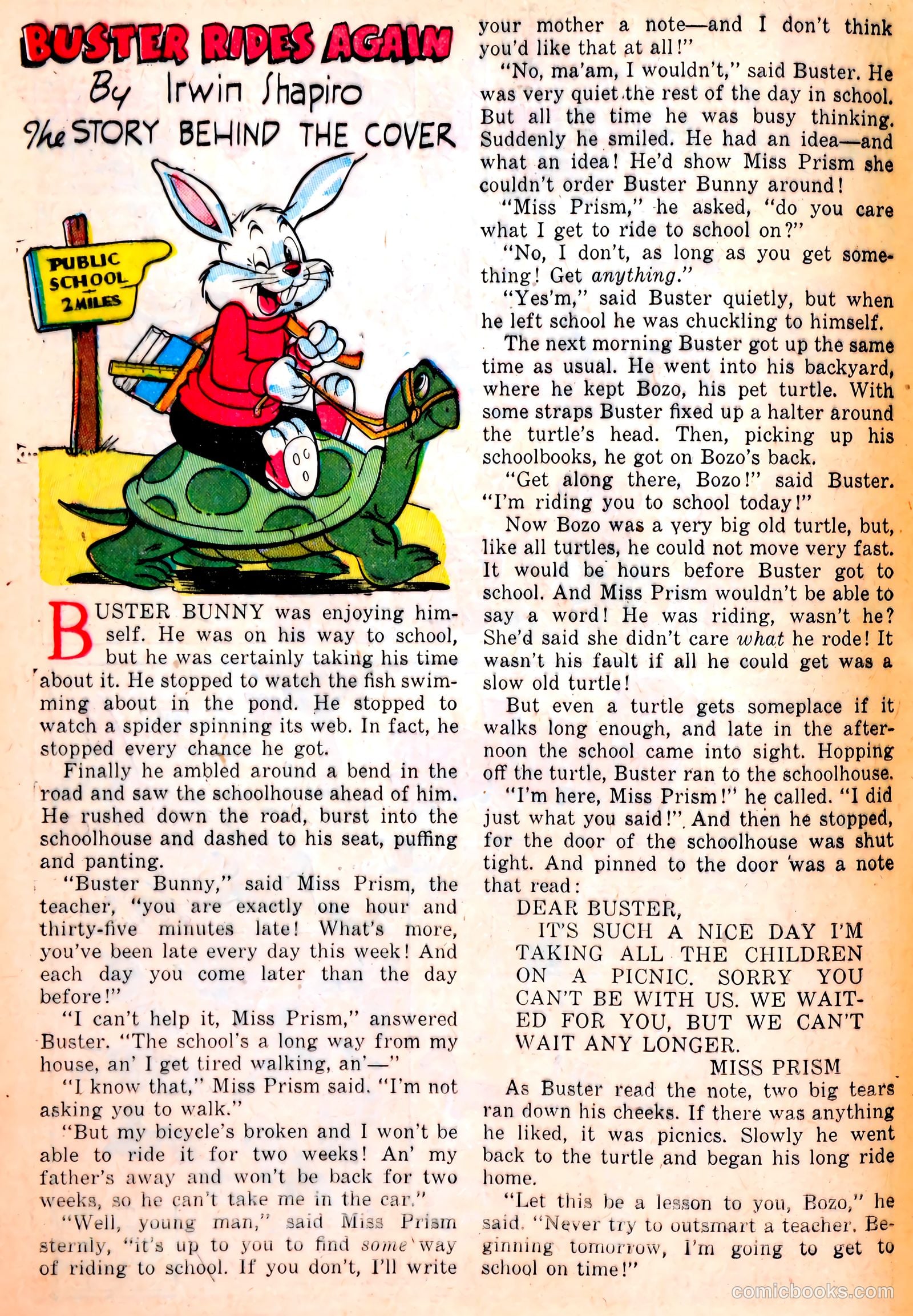 Buster Bunny #9 — page 20 of 36