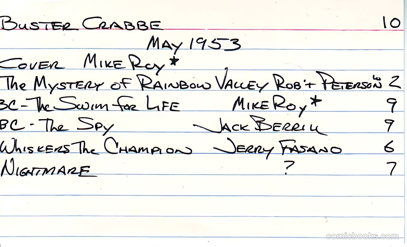 Buster Crabbe #10 — page 37 of 37