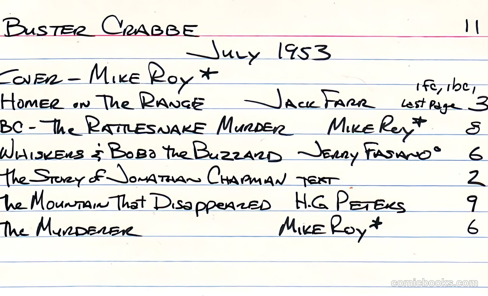 Buster Crabbe #11 — page 37 of 37