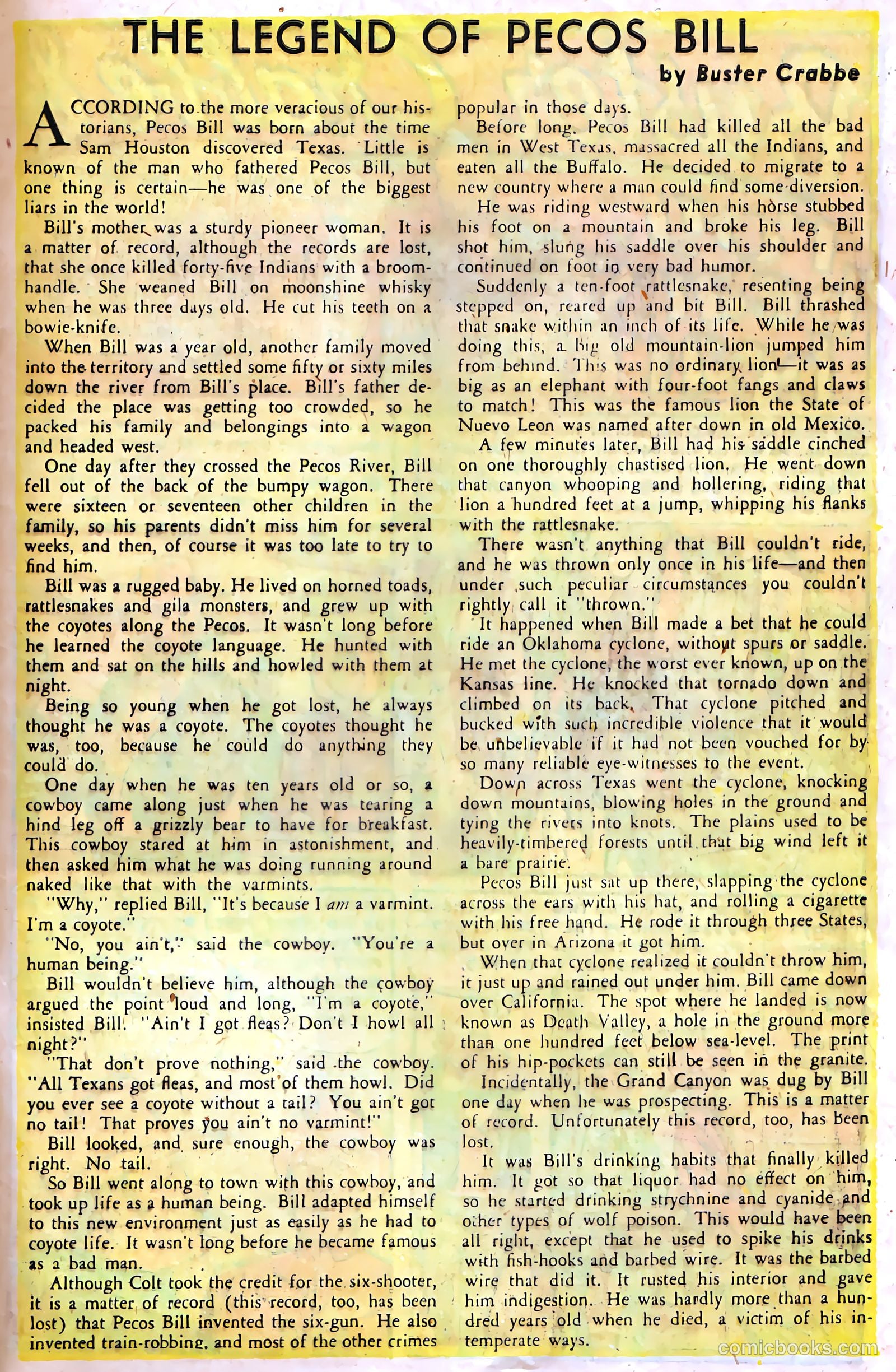 Buster Crabbe #2 — page 30 of 37