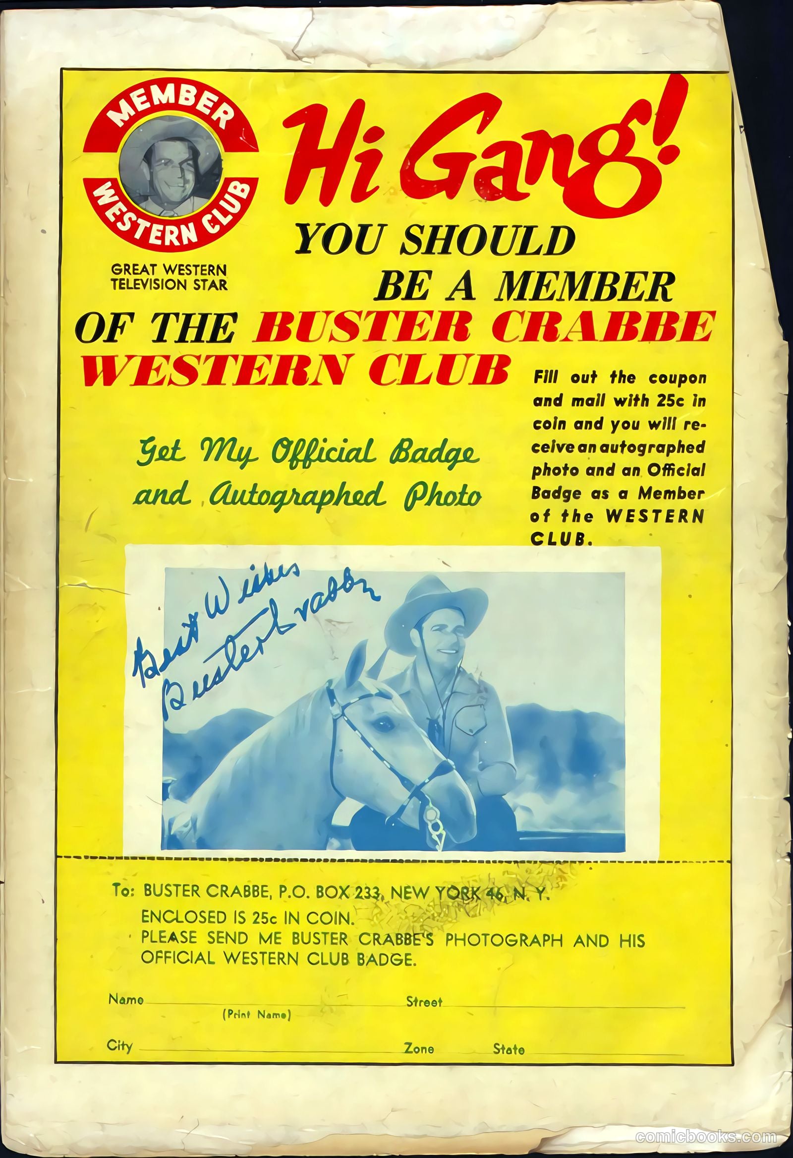 Buster Crabbe #4 — page 36 of 36