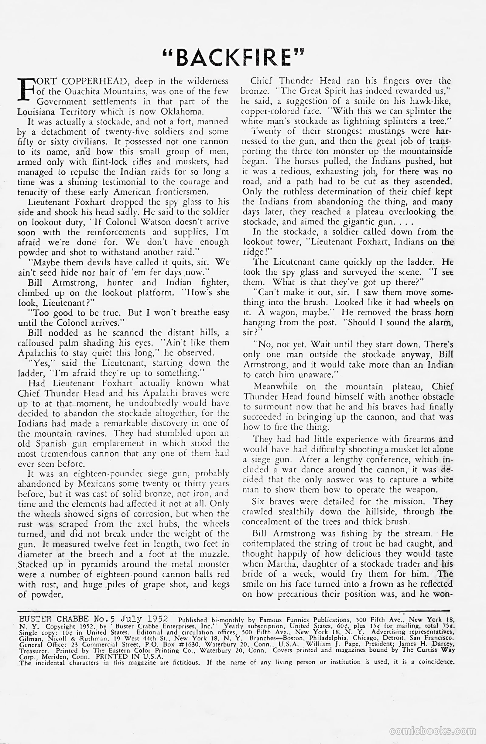 Buster Crabbe #5 — page 2 of 36