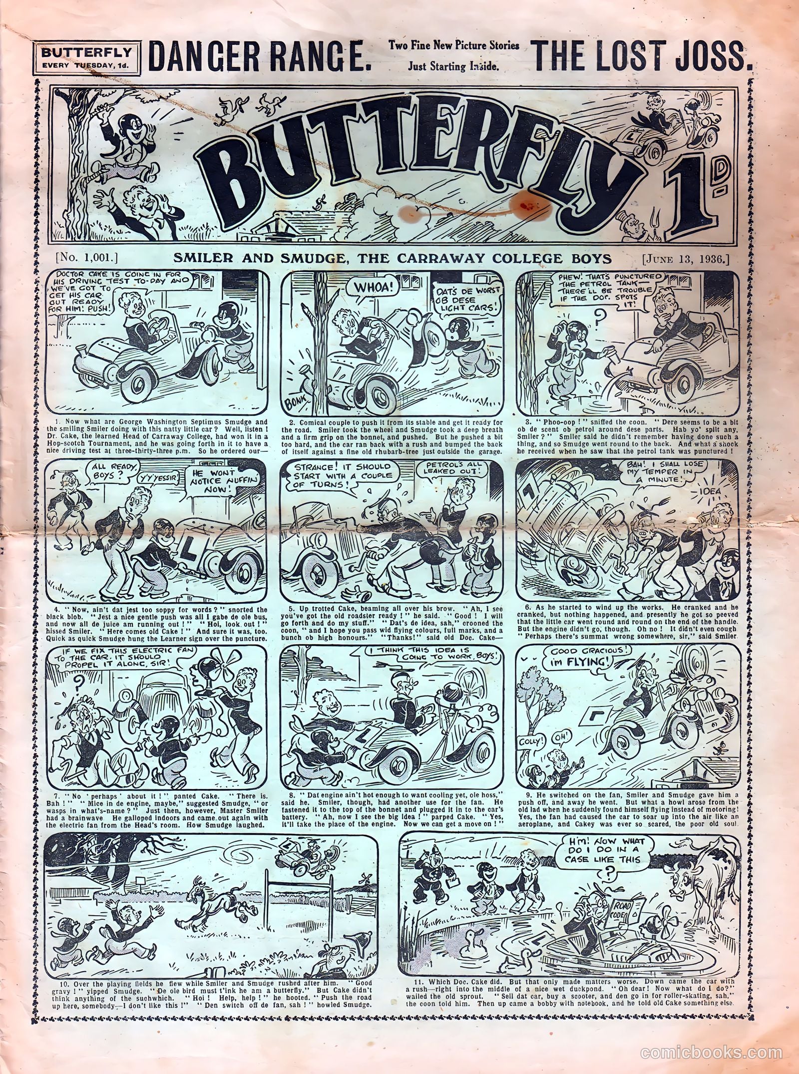 Butterfly #1001 — page 1 of 7