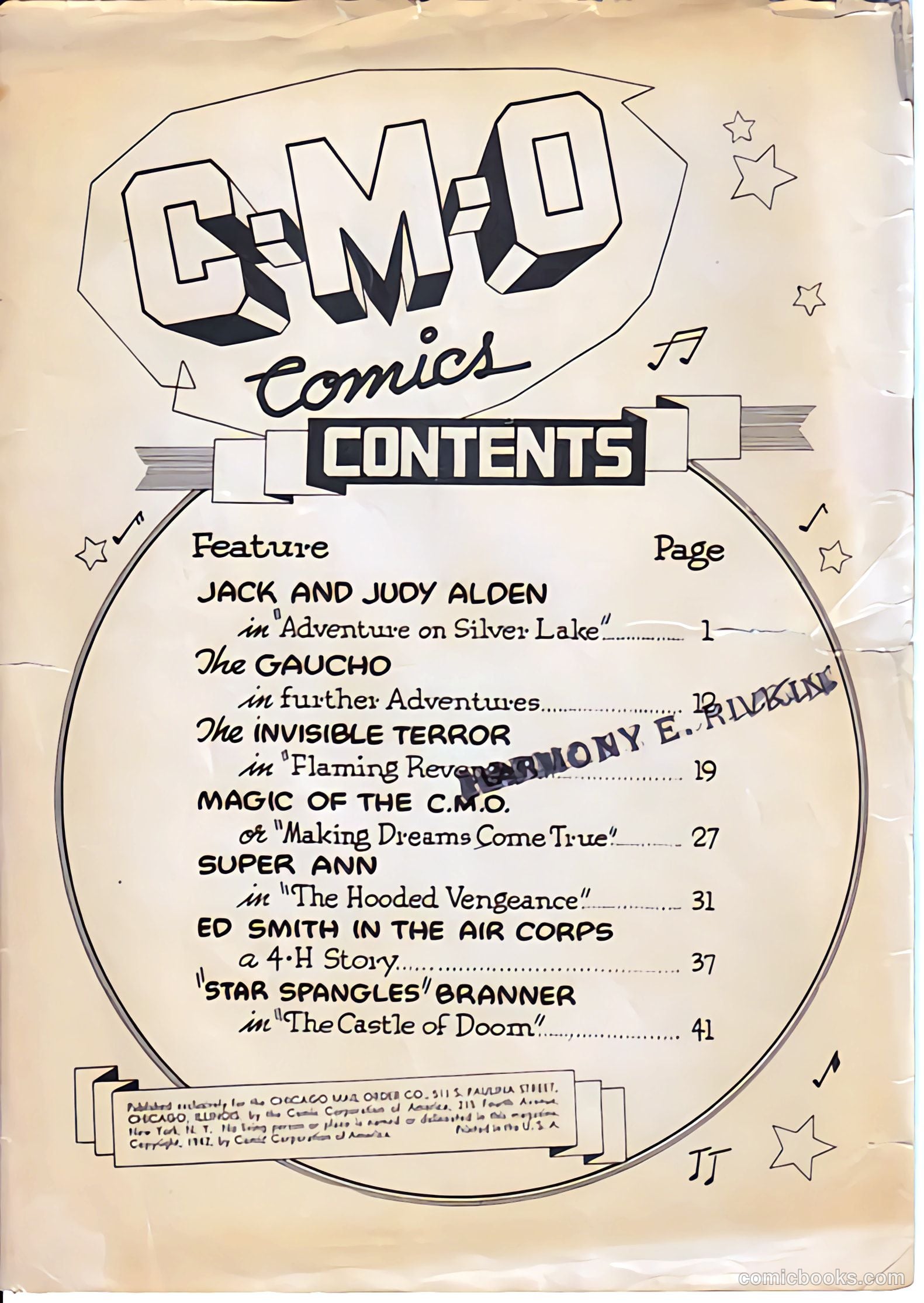 C-M-O Comics #2 — page 2 of 52