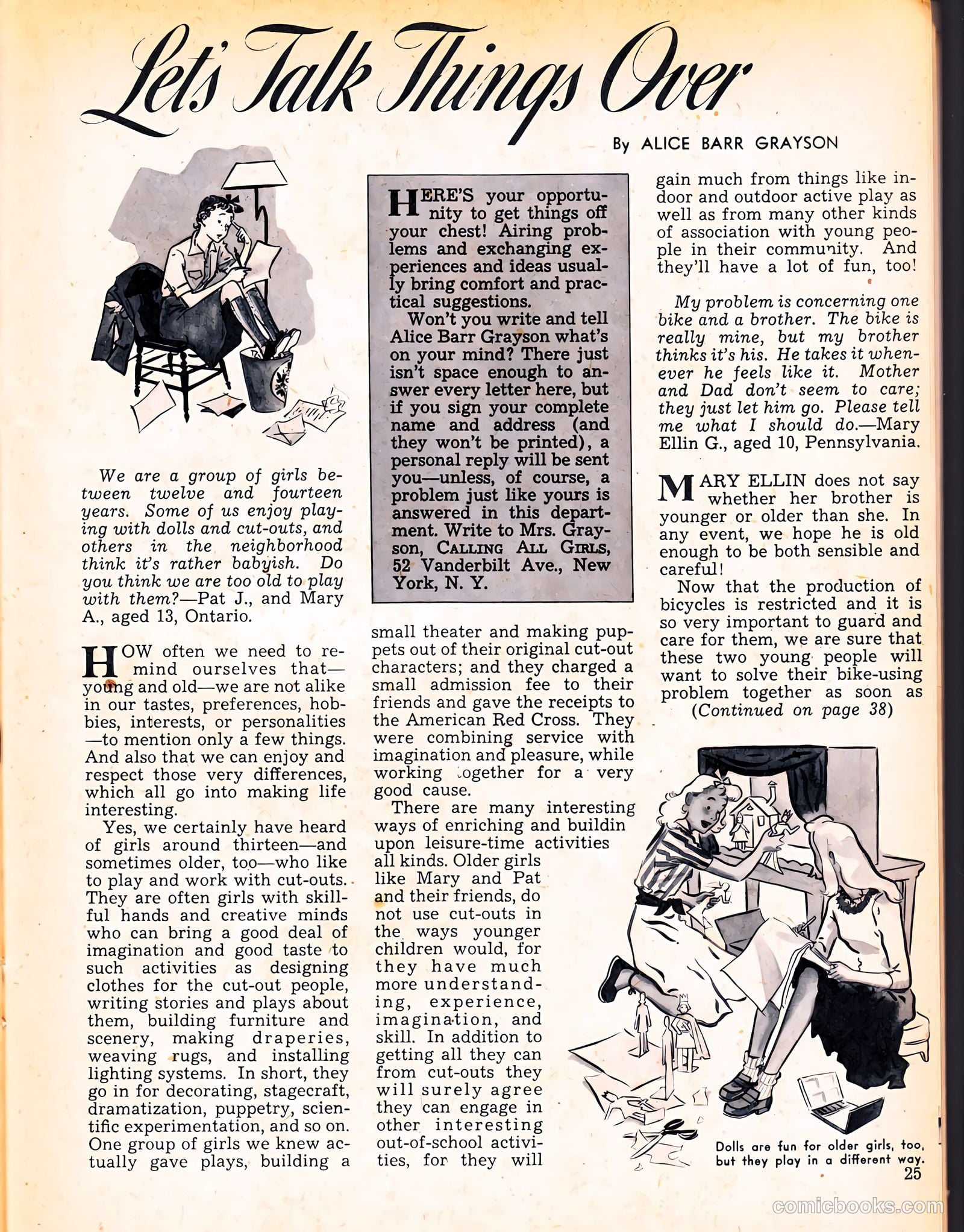 Calling All Girls #10 — page 25 of 60