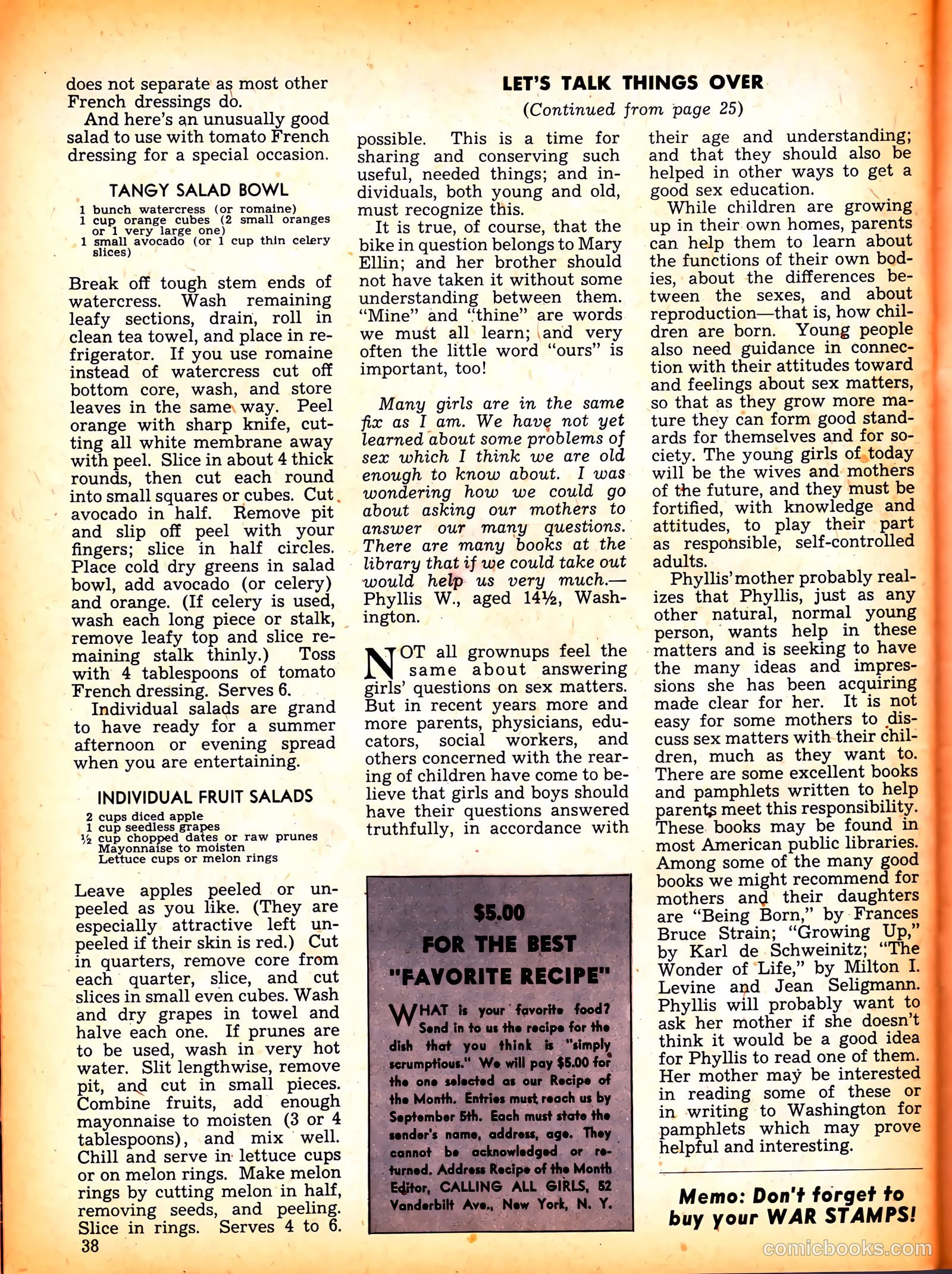 Calling All Girls #10 — page 38 of 60
