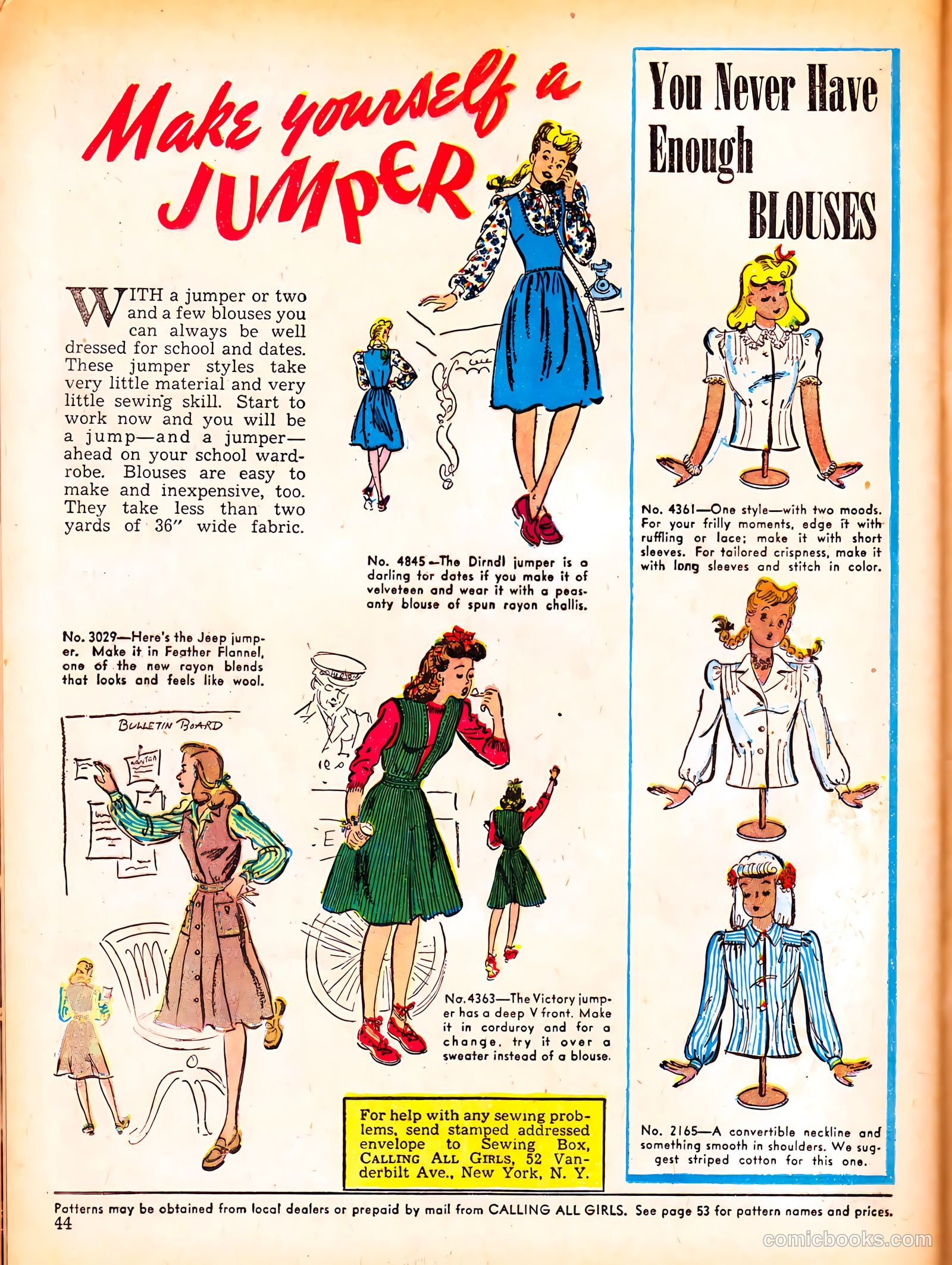 Calling All Girls #10 — page 44 of 60