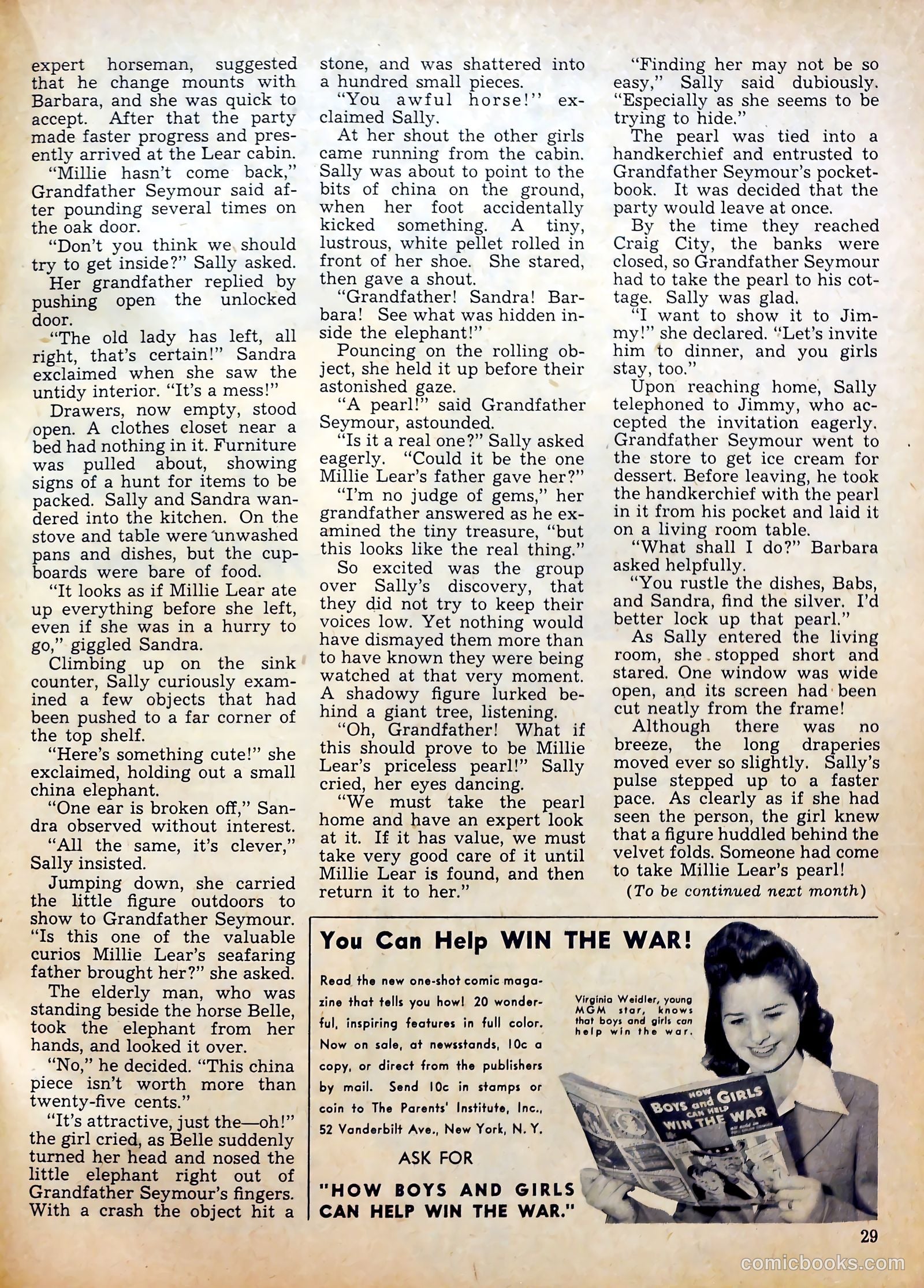Calling All Girls #12 — page 29 of 59