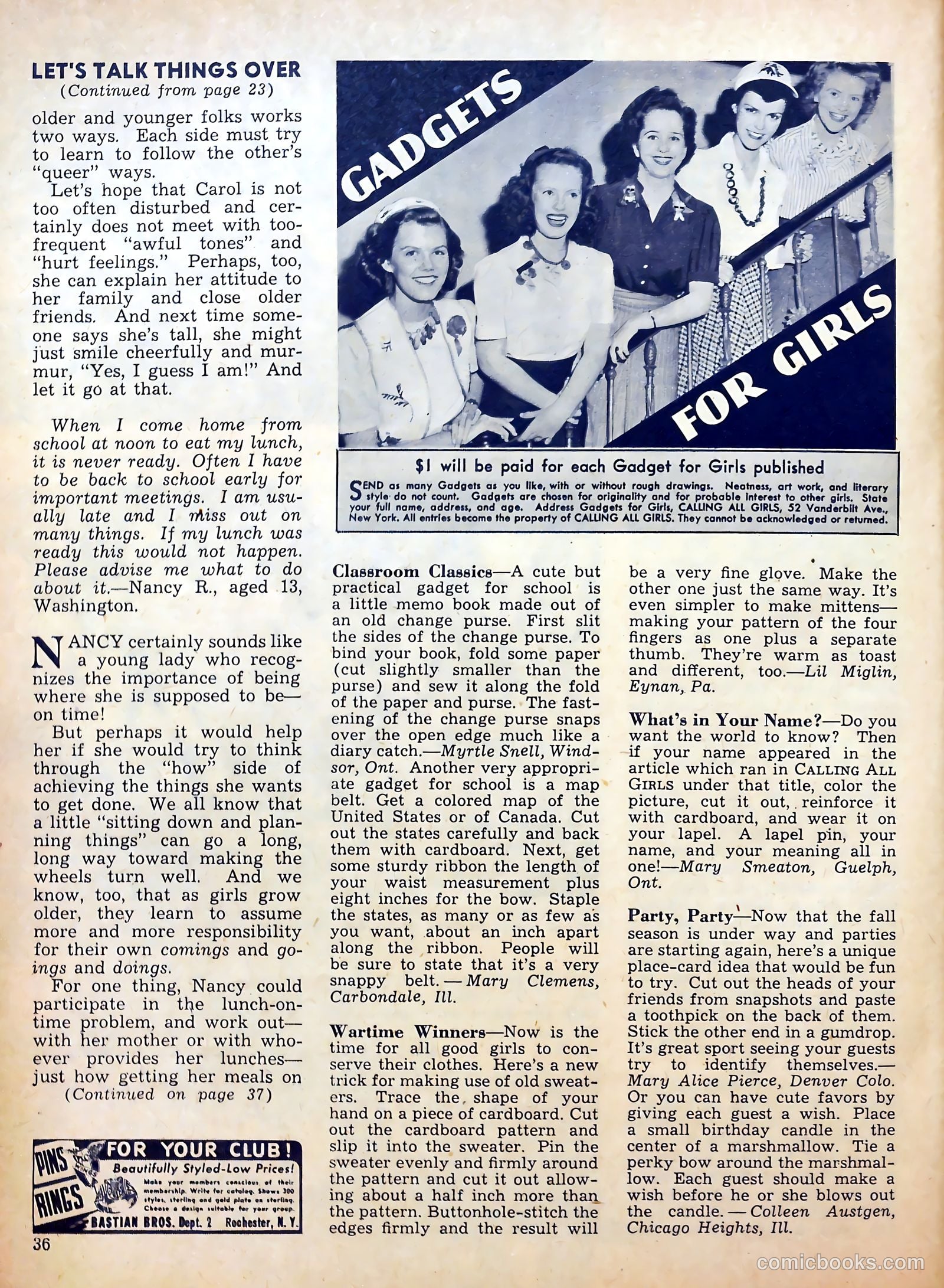 Calling All Girls #12 — page 35 of 59