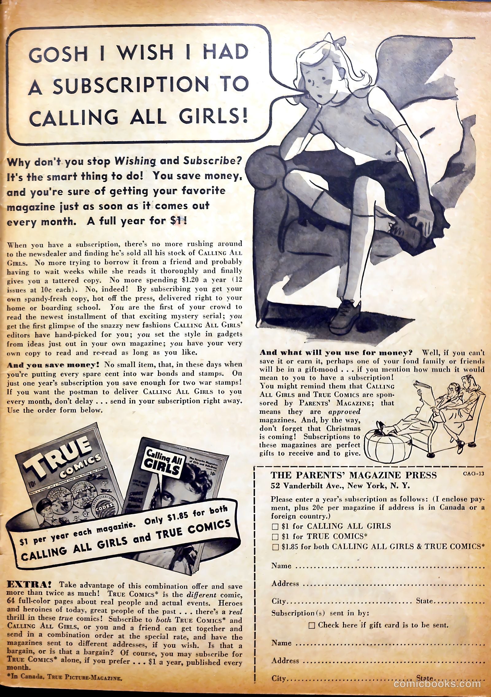Calling All Girls #13 — page 58 of 60