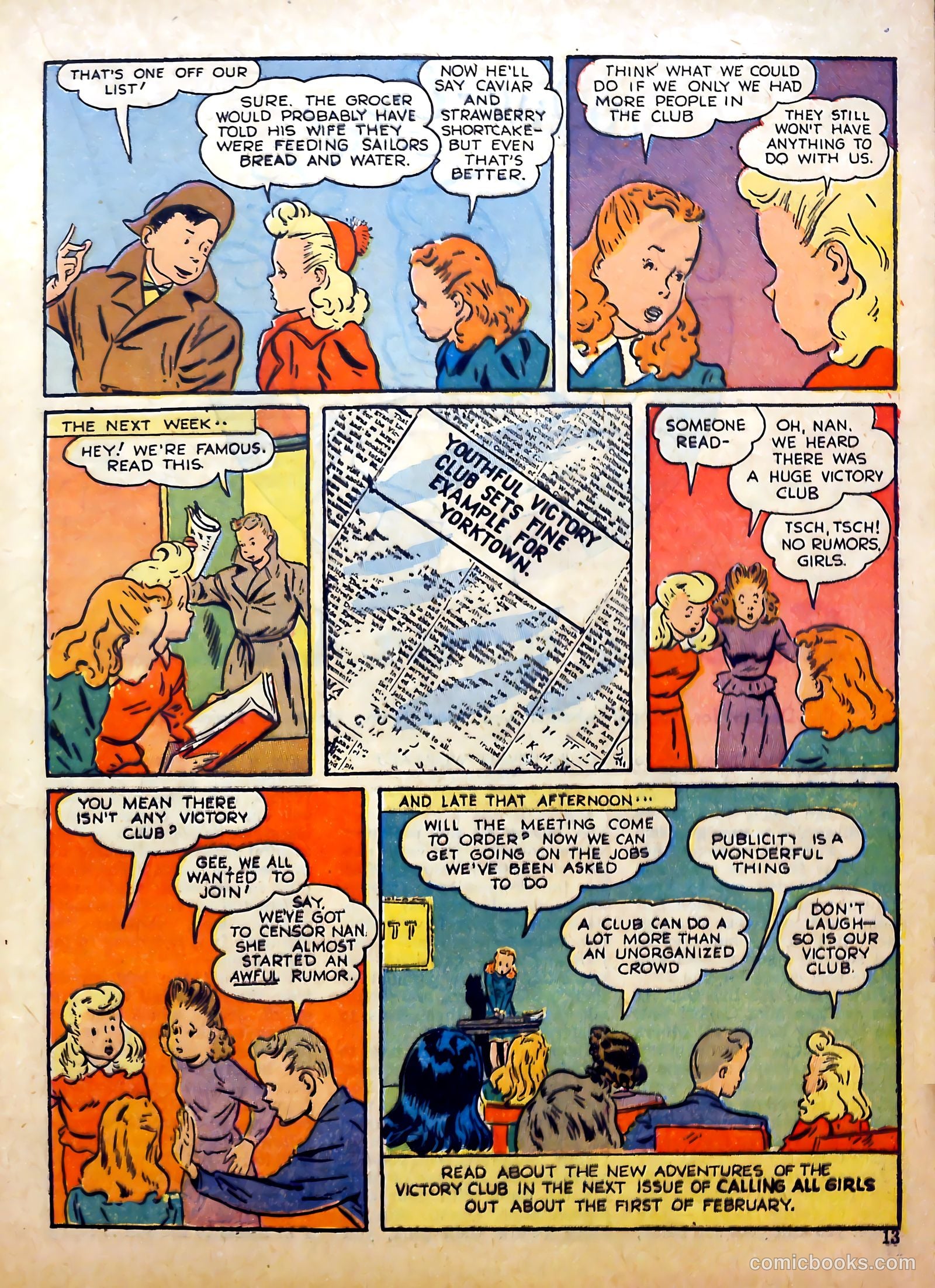 Calling All Girls #15 — page 13 of 59