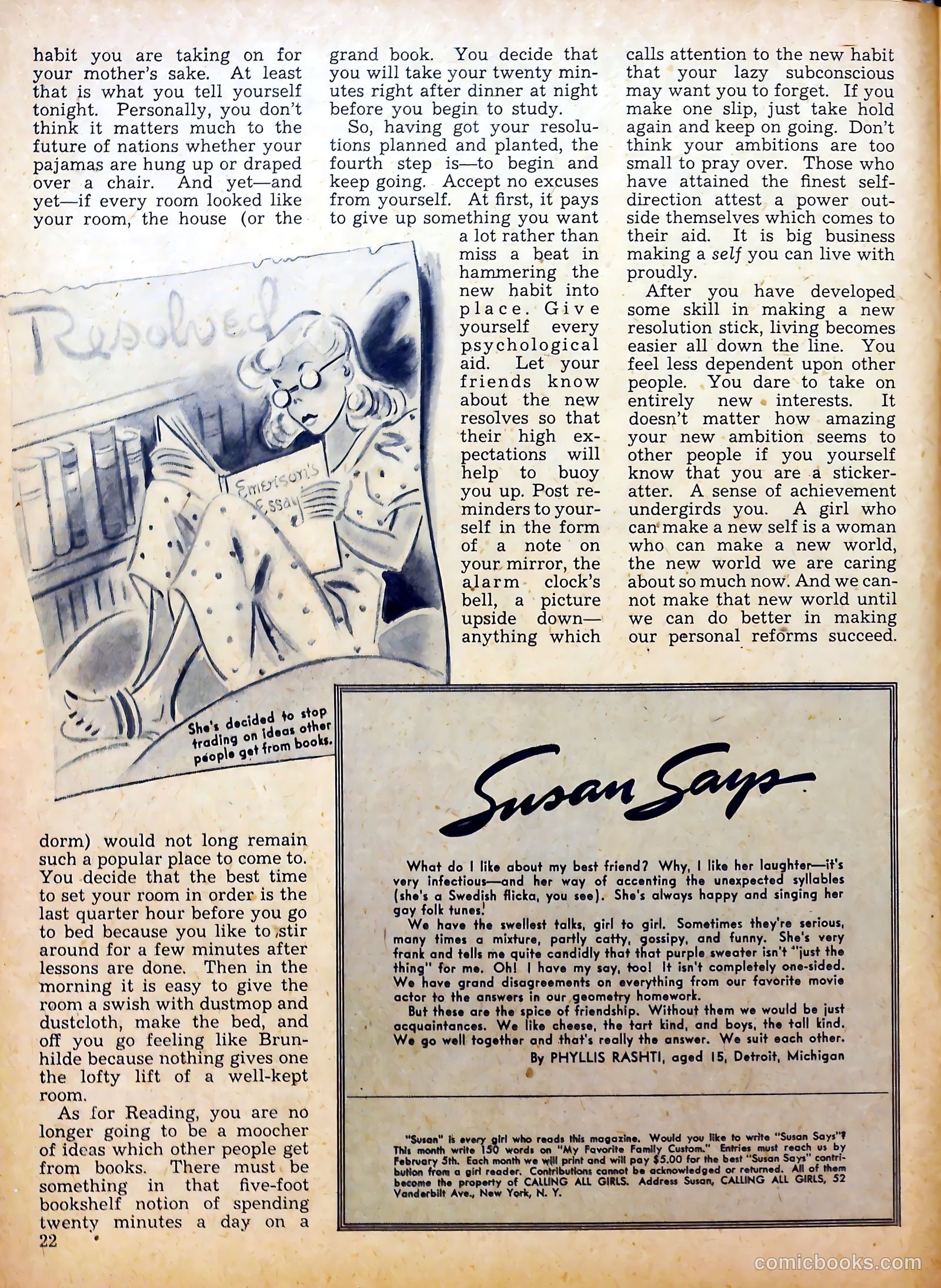 Calling All Girls #15 — page 22 of 59