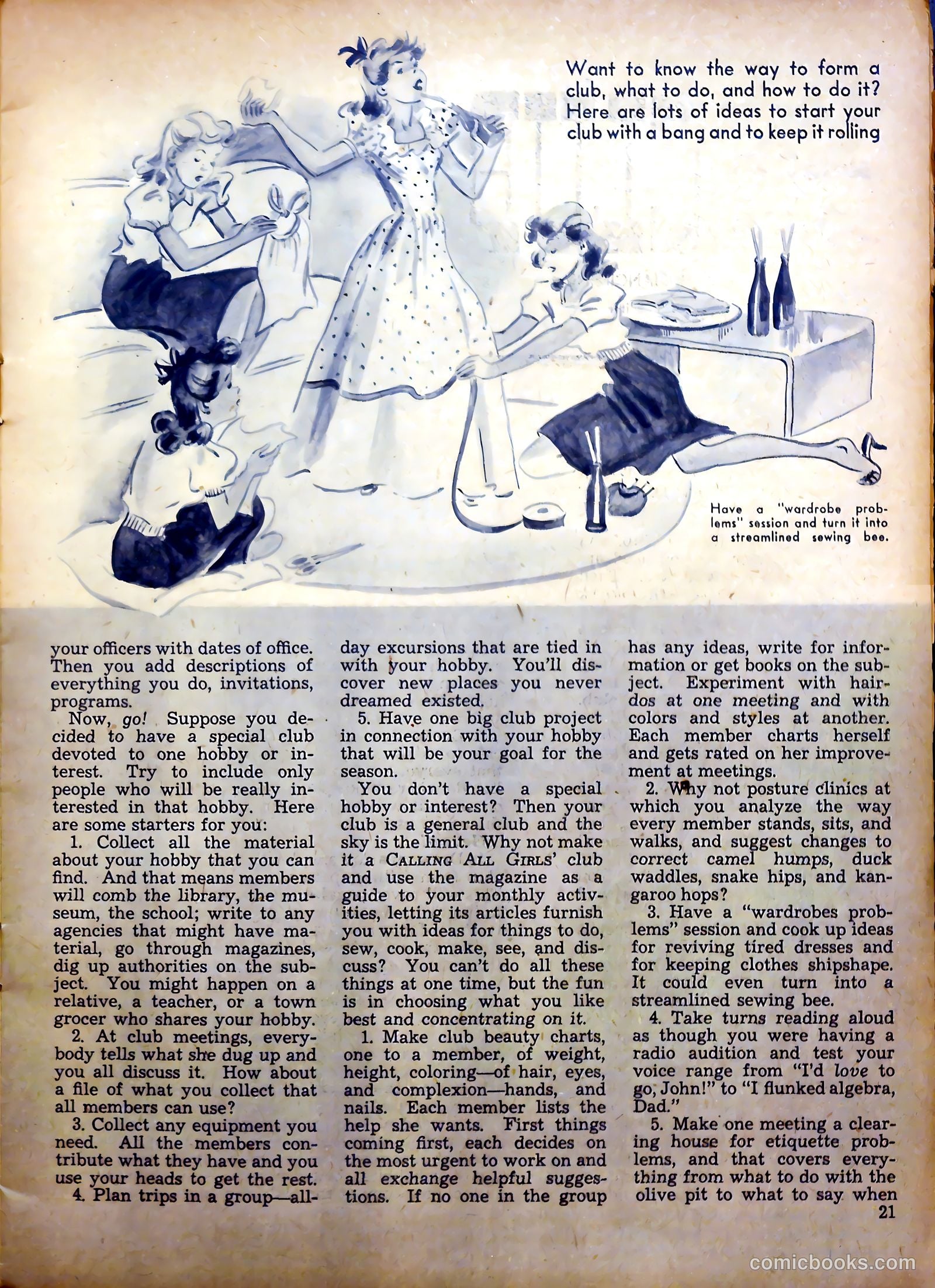 Calling All Girls #17 — page 21 of 57