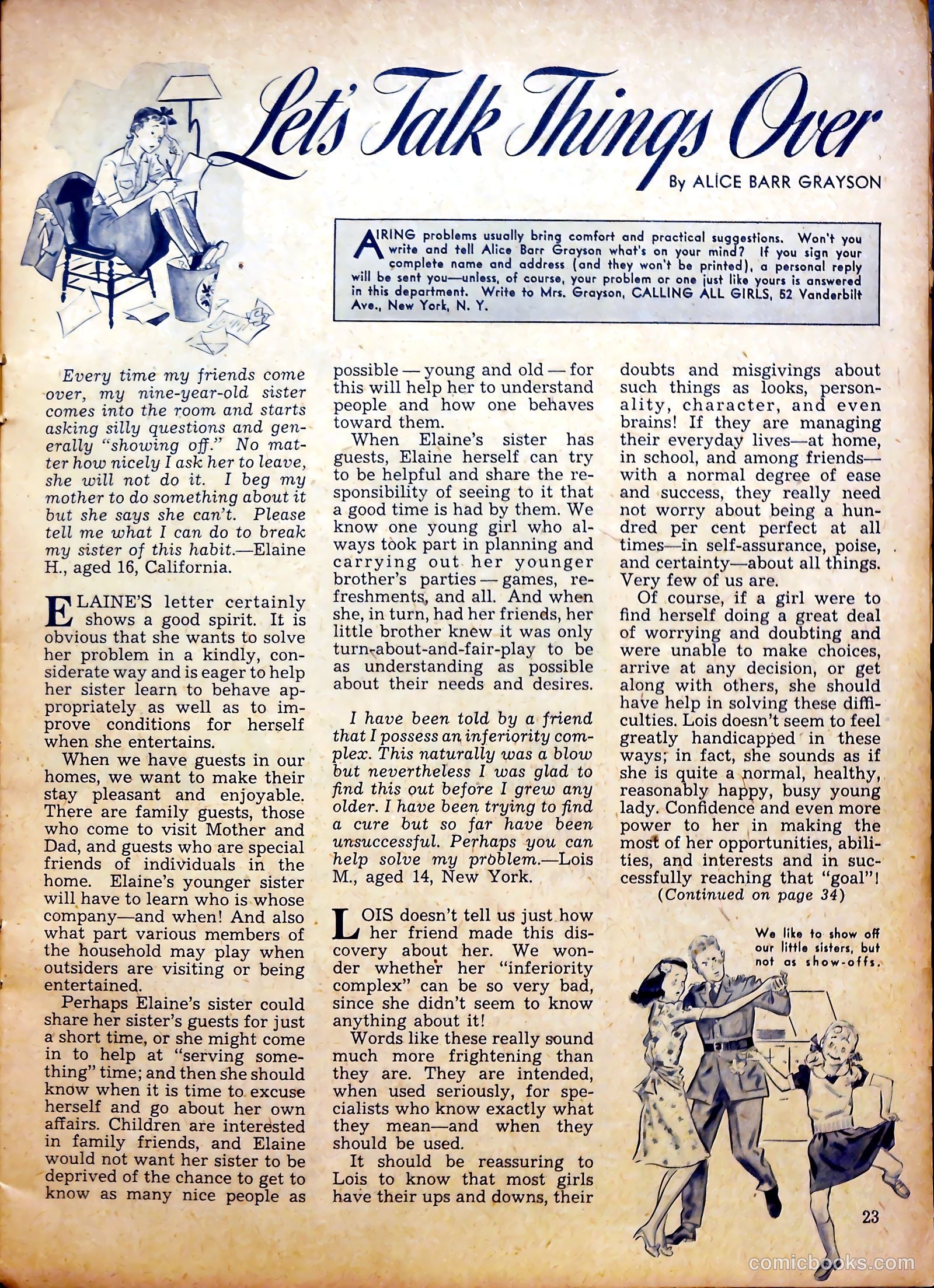 Calling All Girls #17 — page 23 of 57
