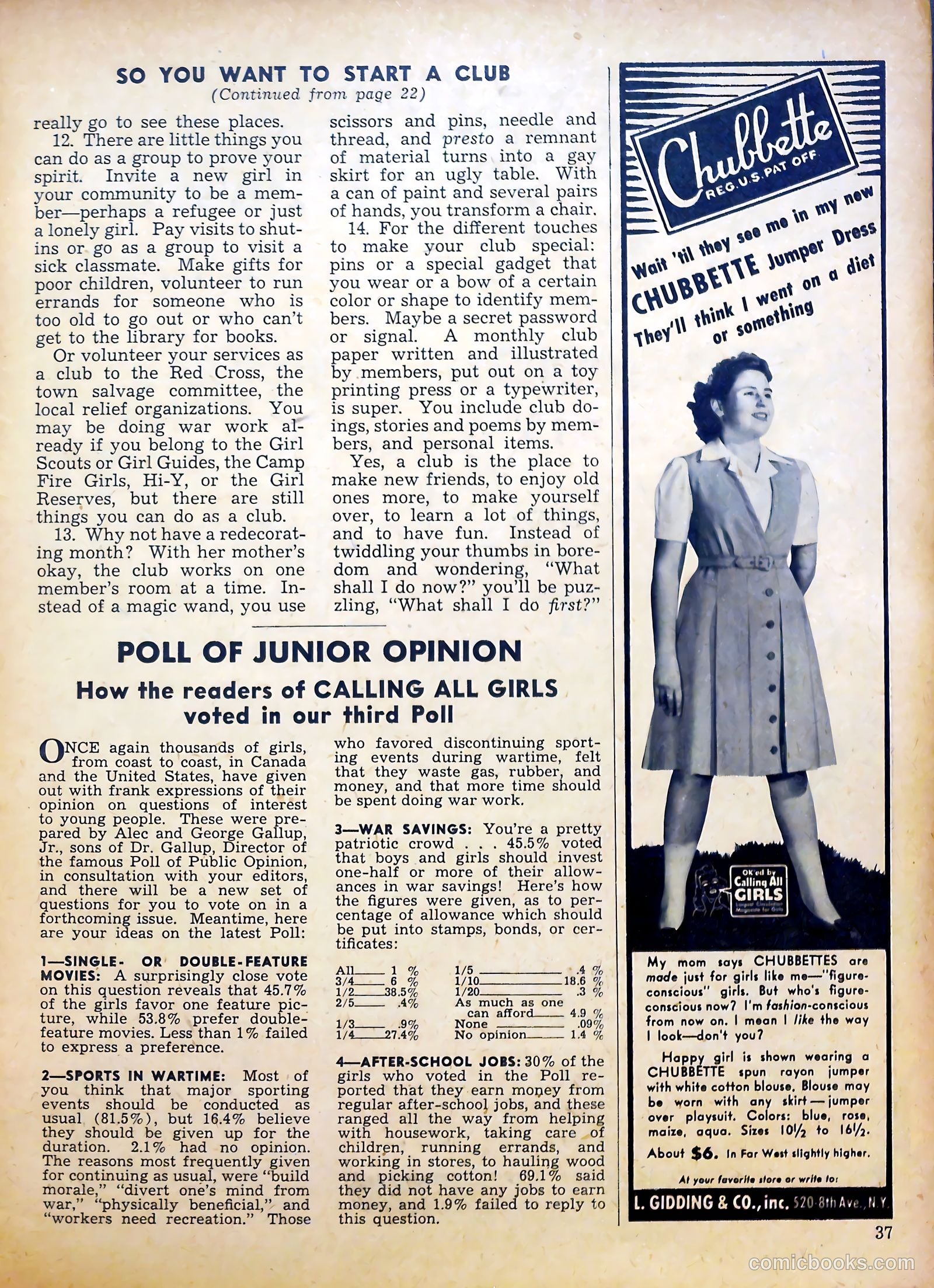 Calling All Girls #17 — page 36 of 57