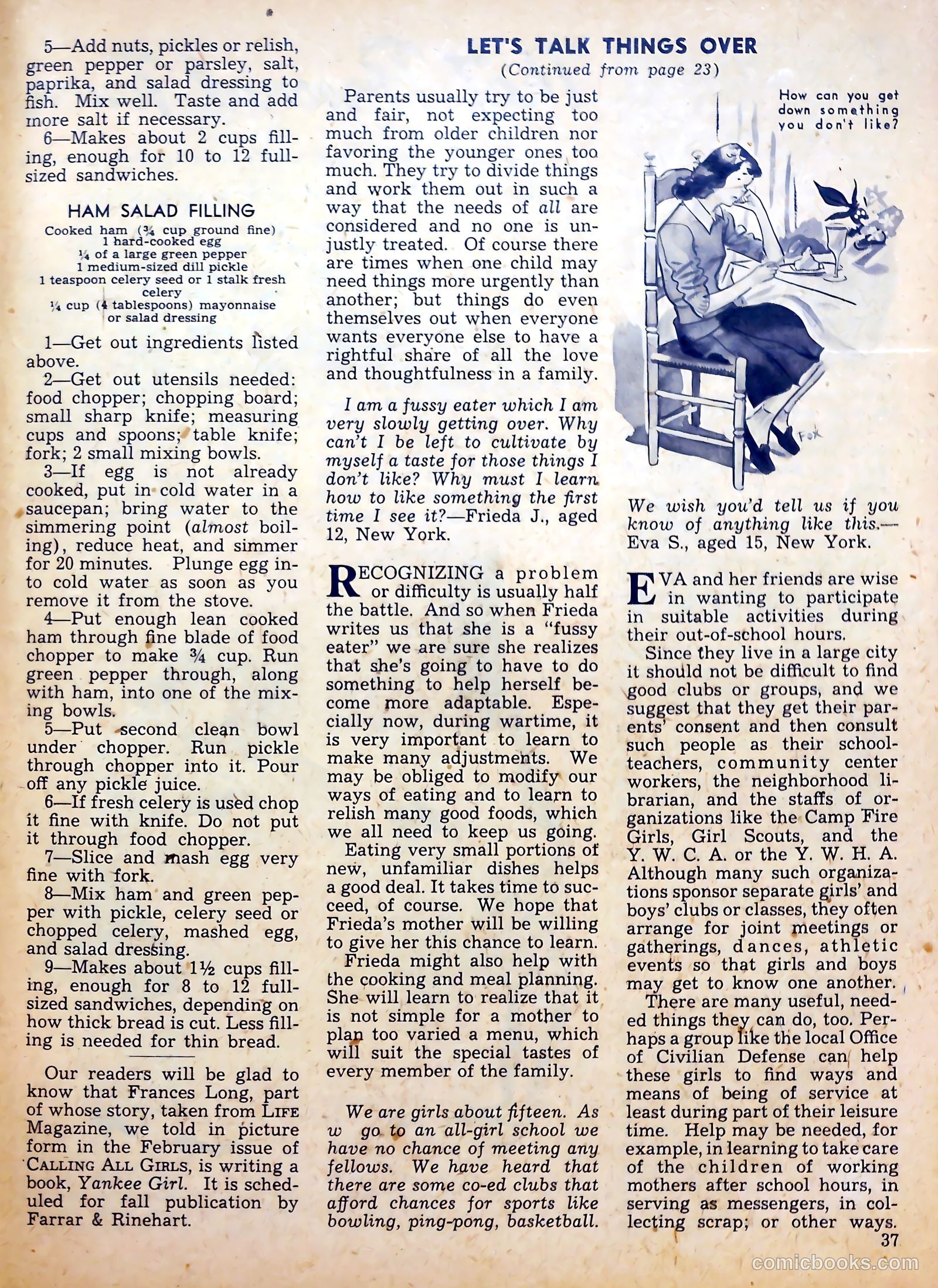 Calling All Girls #18 — page 36 of 61