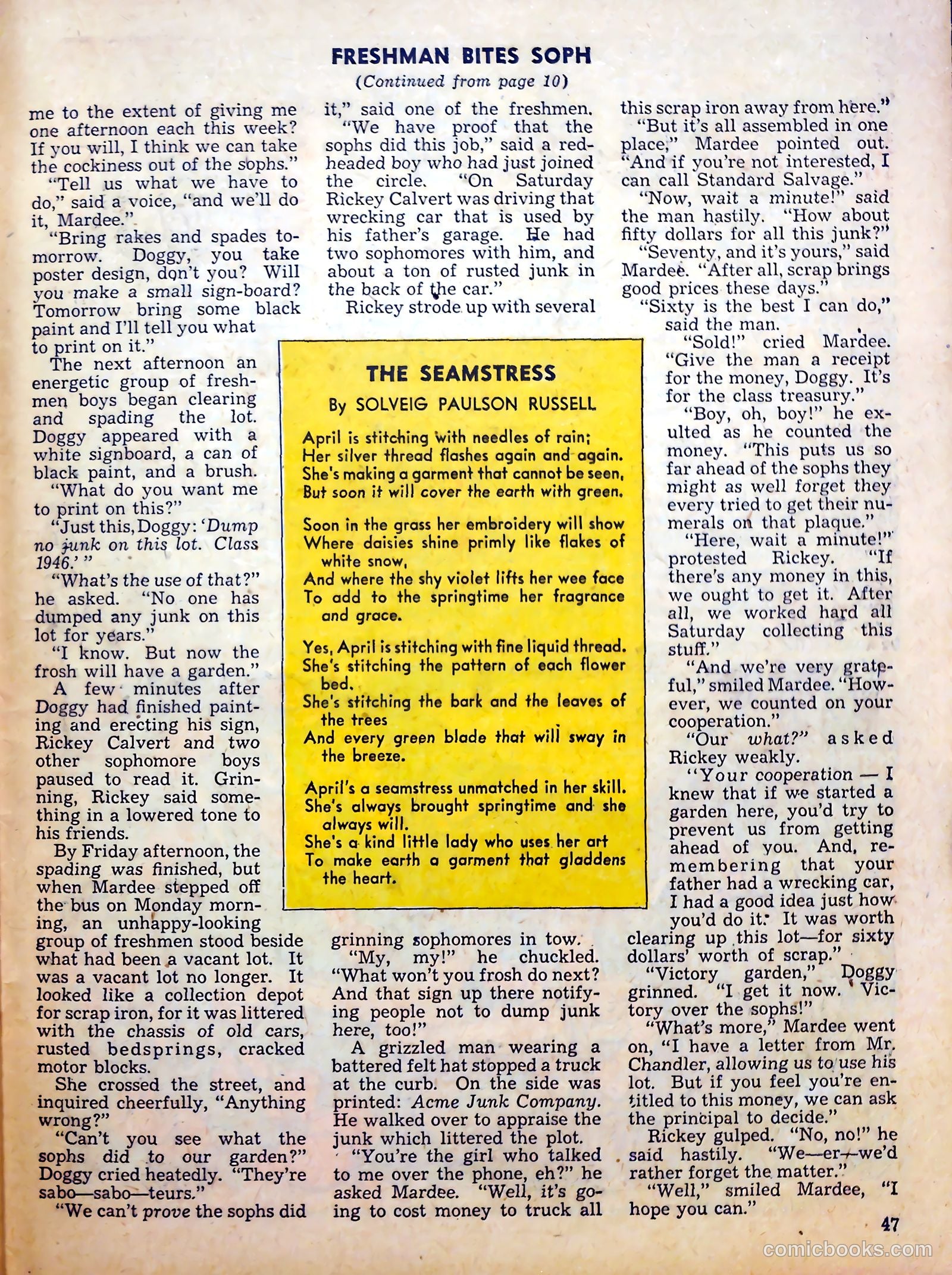 Calling All Girls #18 — page 46 of 61