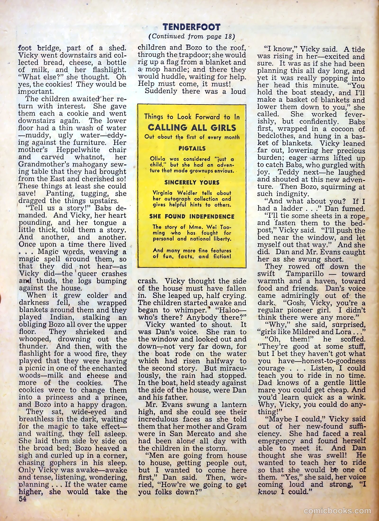 Calling All Girls #18 — page 53 of 61