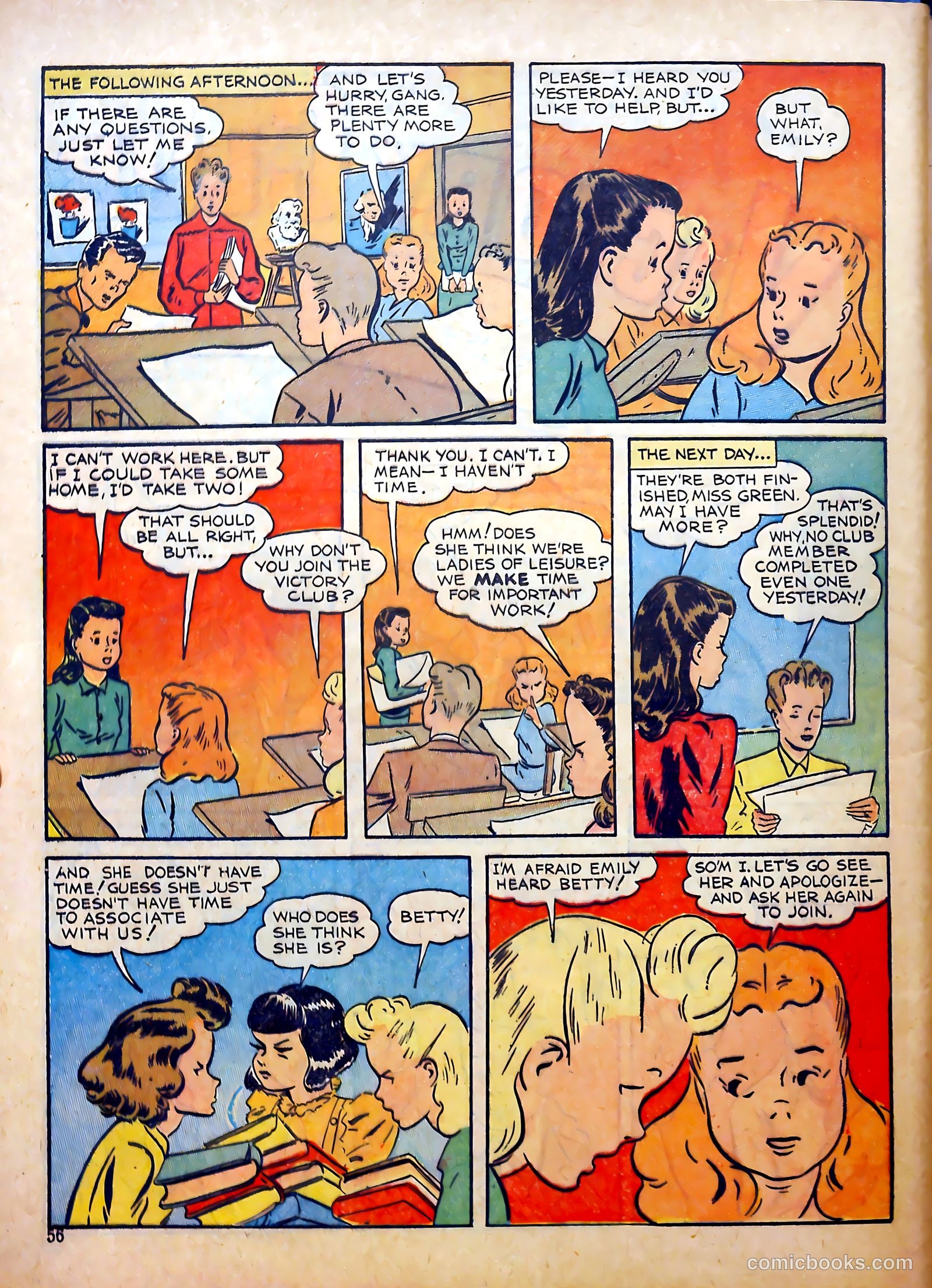 Calling All Girls #18 — page 55 of 61