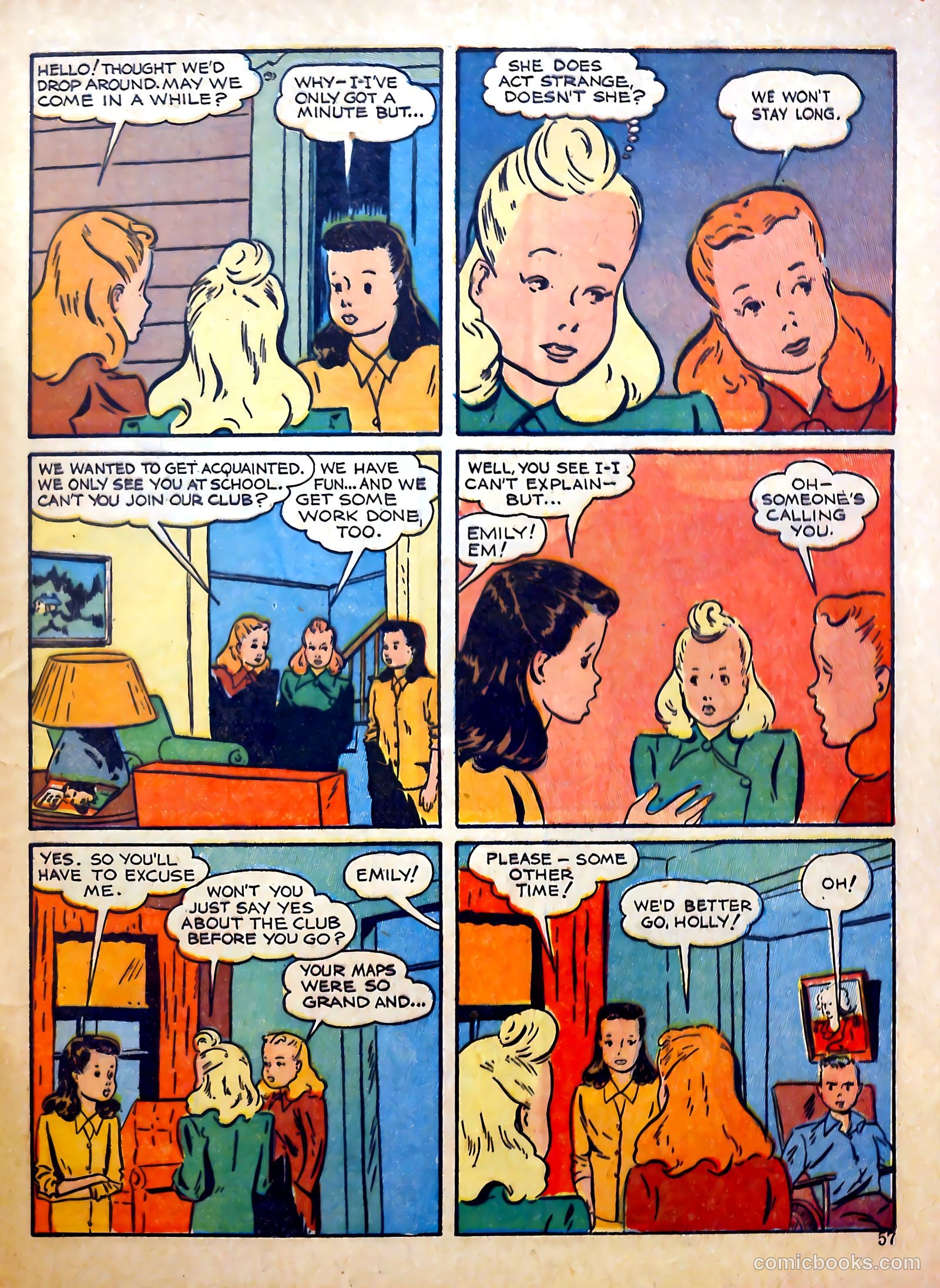 Calling All Girls #18 — page 56 of 61