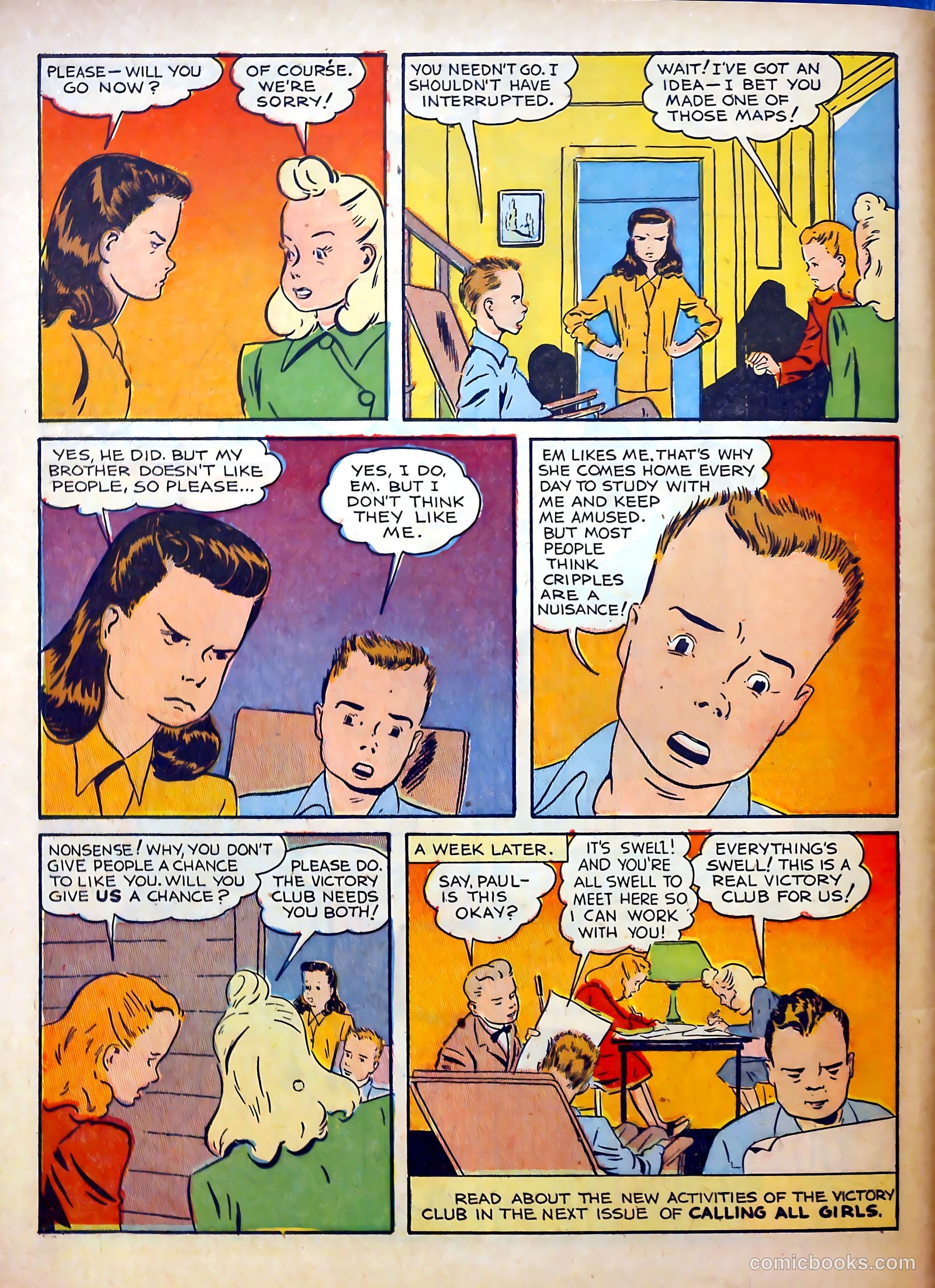 Calling All Girls #18 — page 57 of 61