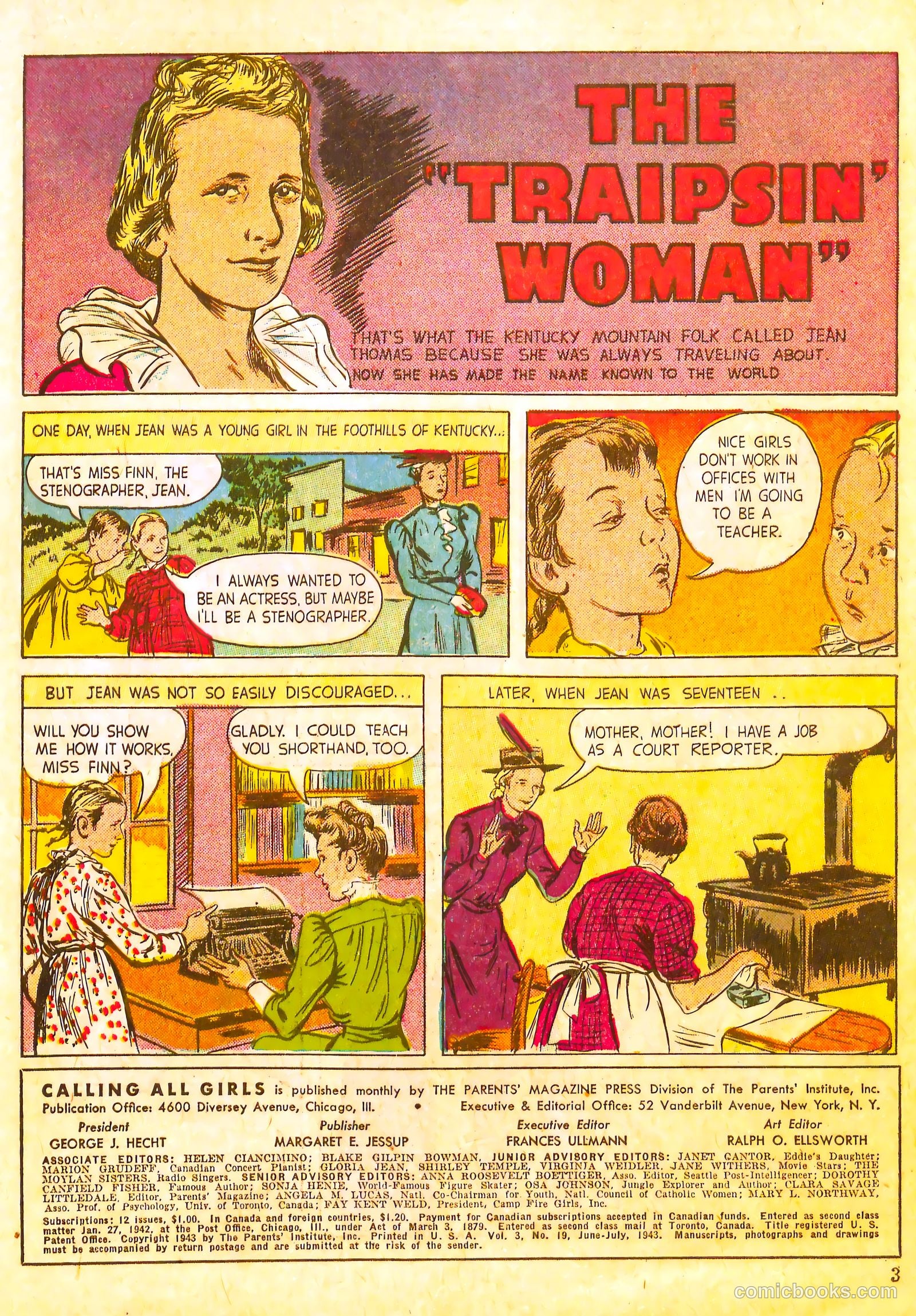 Calling All Girls #19 — page 3 of 60
