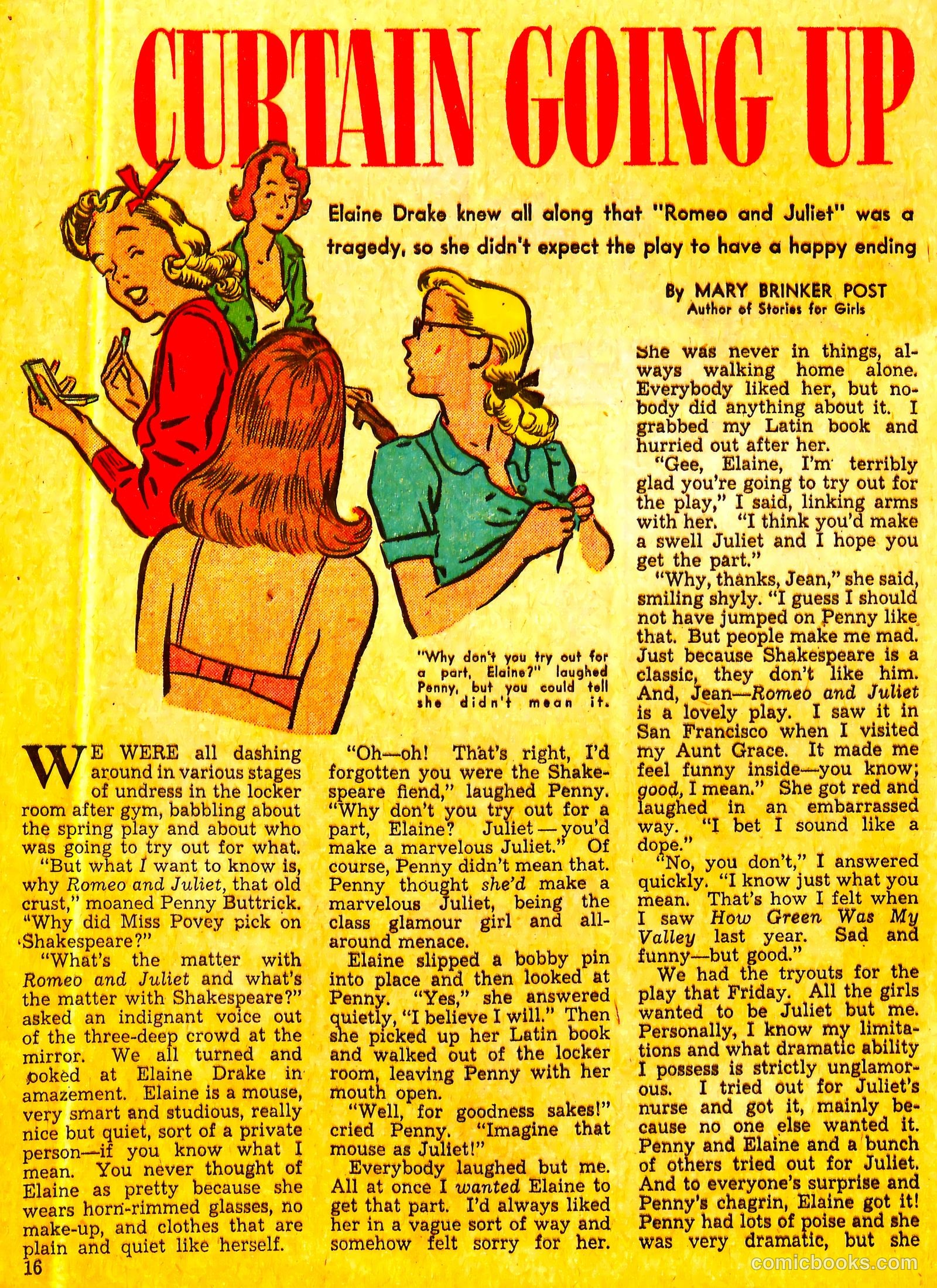 Calling All Girls #19 — page 16 of 60
