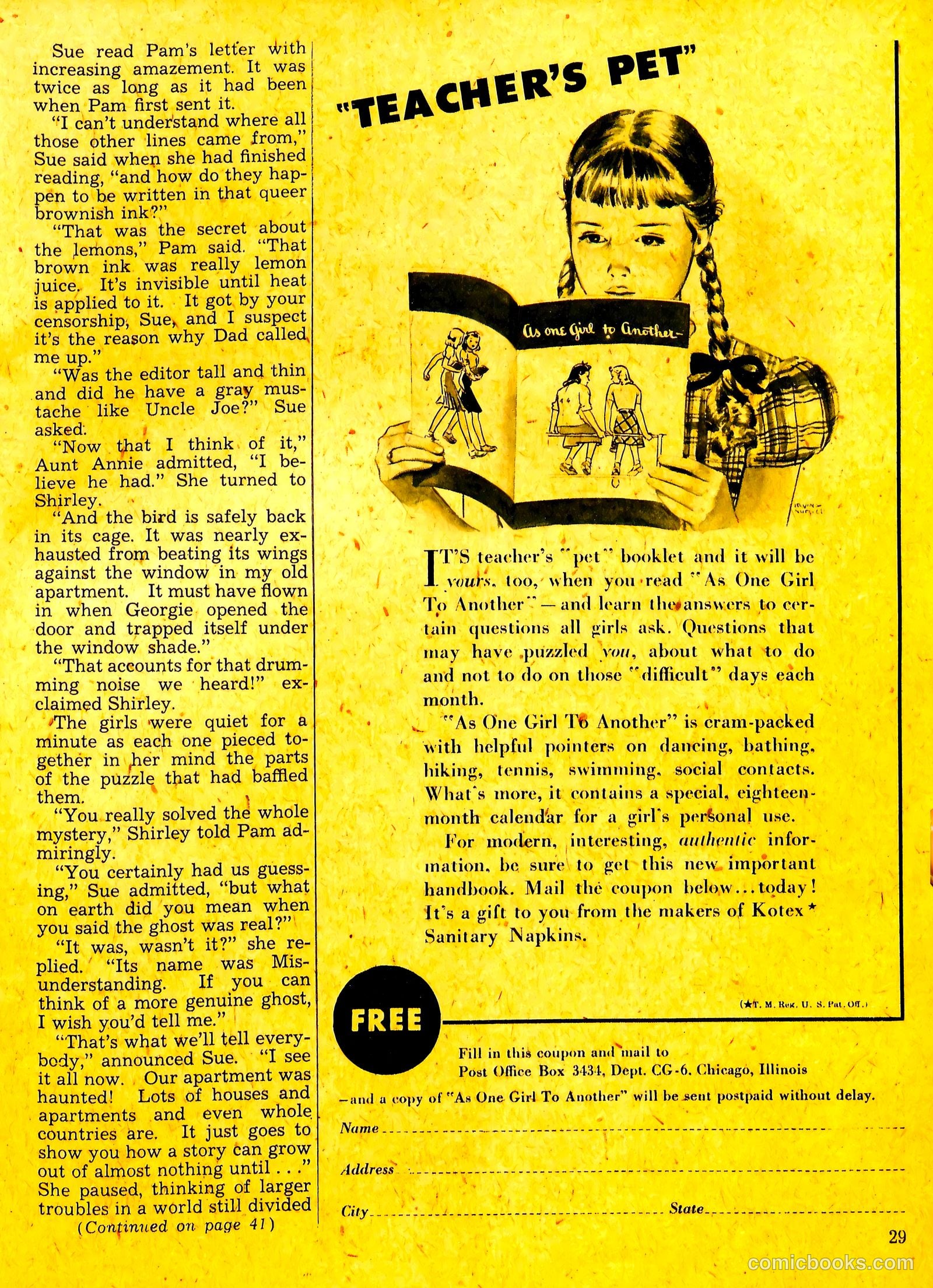 Calling All Girls #19 — page 29 of 60