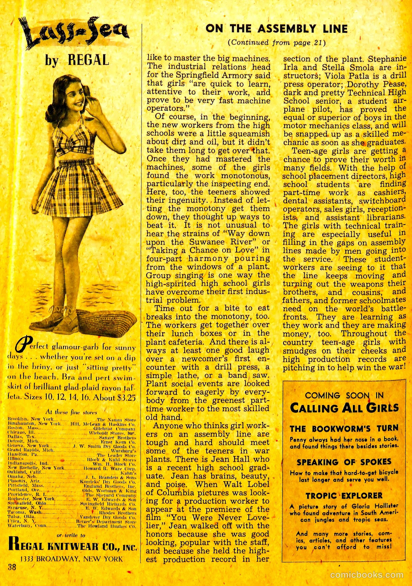 Calling All Girls #19 — page 38 of 60