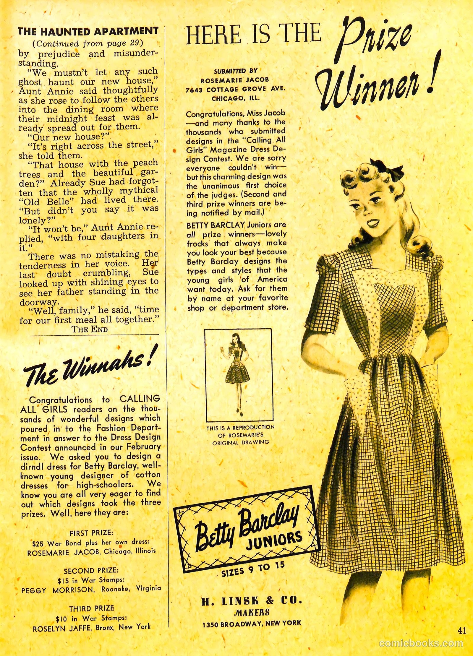 Calling All Girls #19 — page 41 of 60