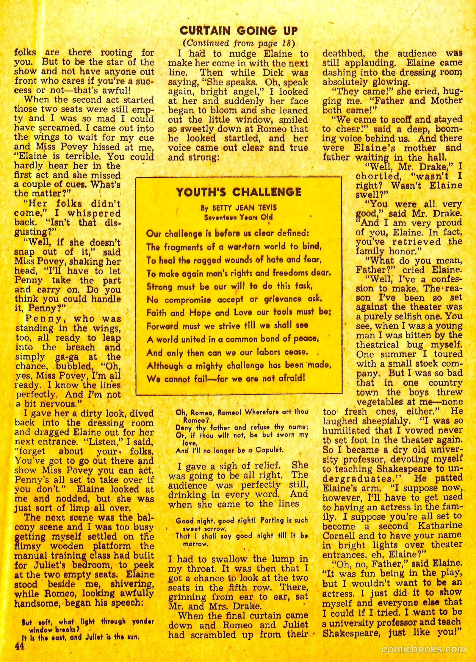 Calling All Girls #19 — page 44 of 60