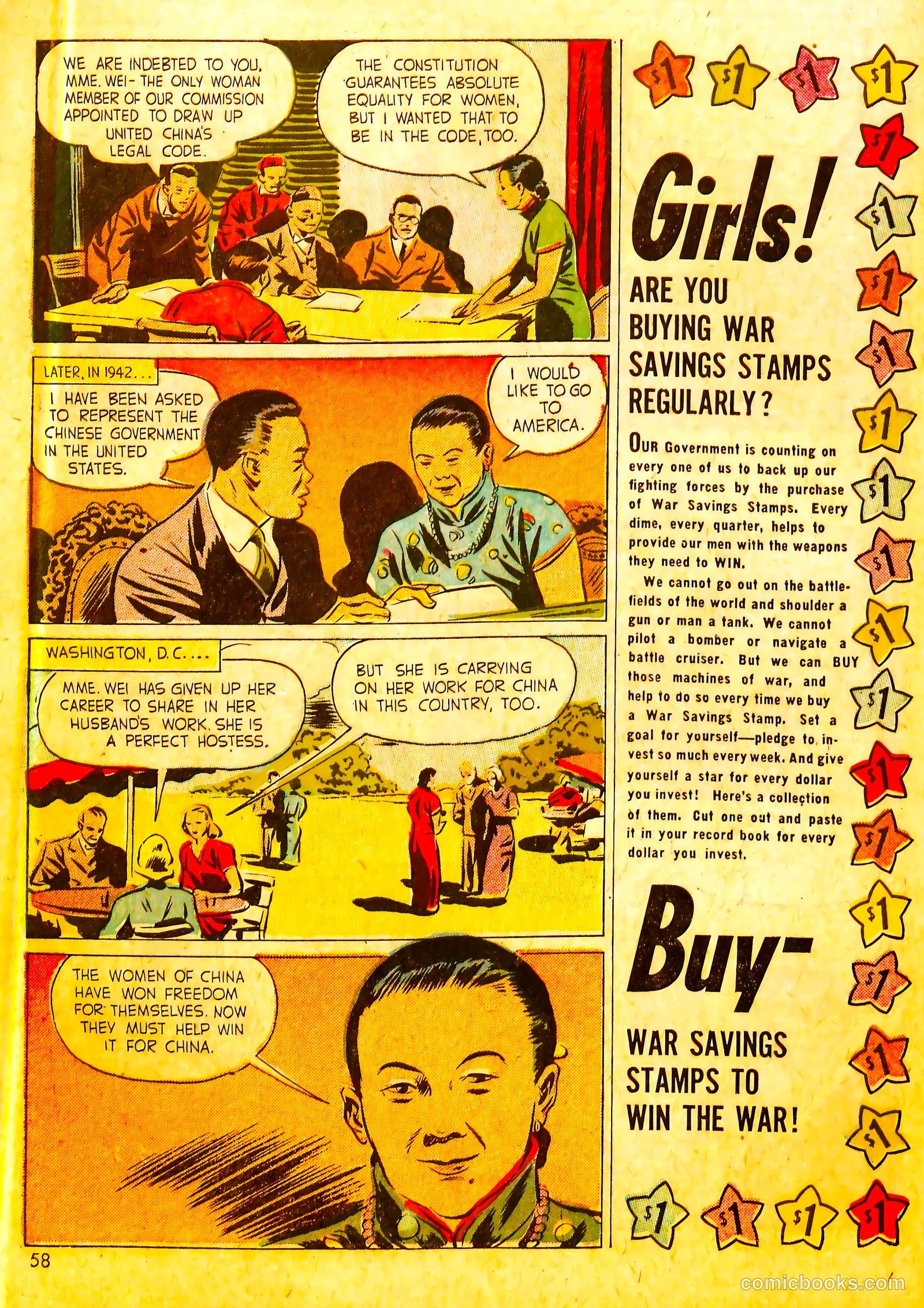 Calling All Girls #19 — page 58 of 60