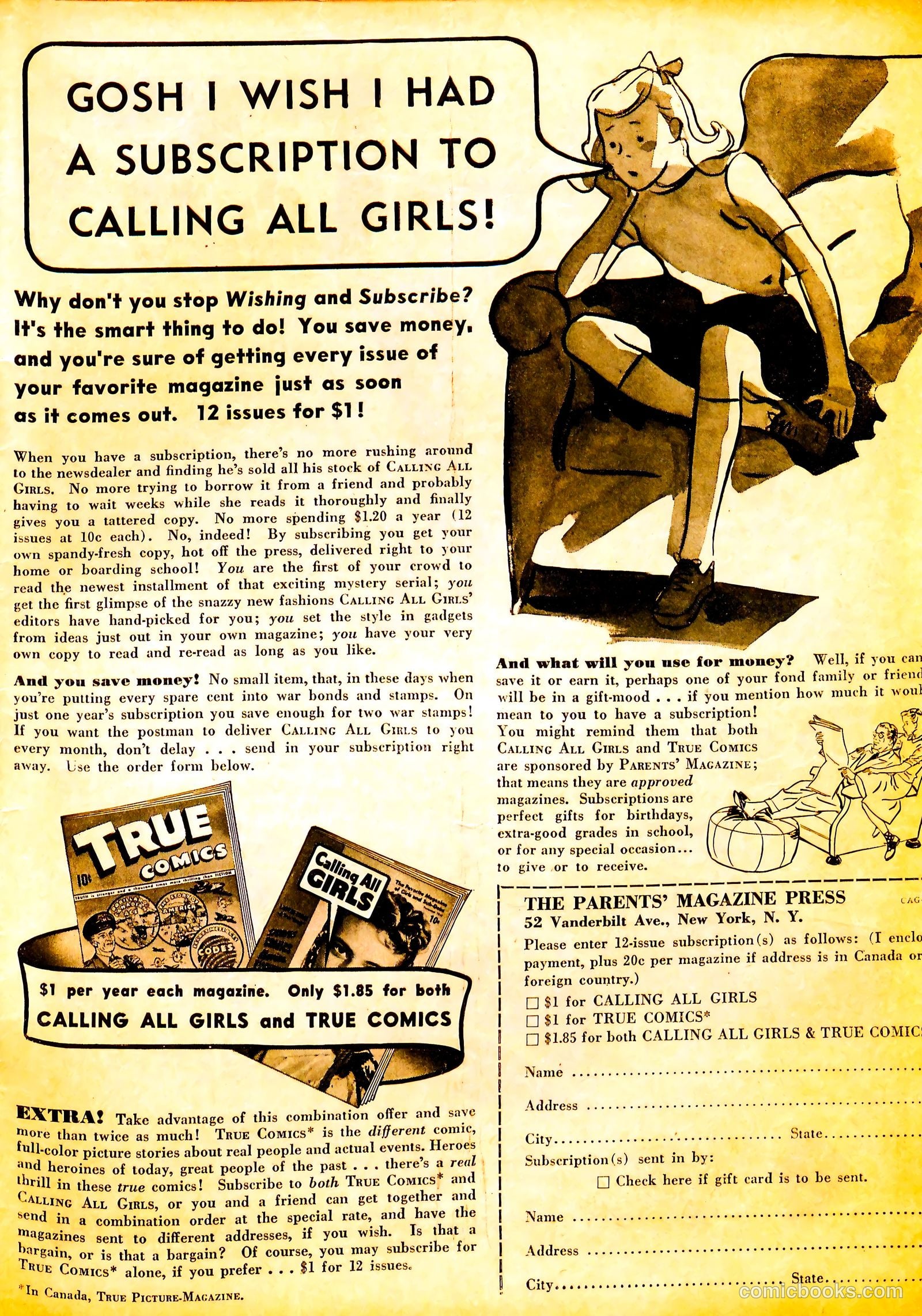 Calling All Girls #19 — page 59 of 60