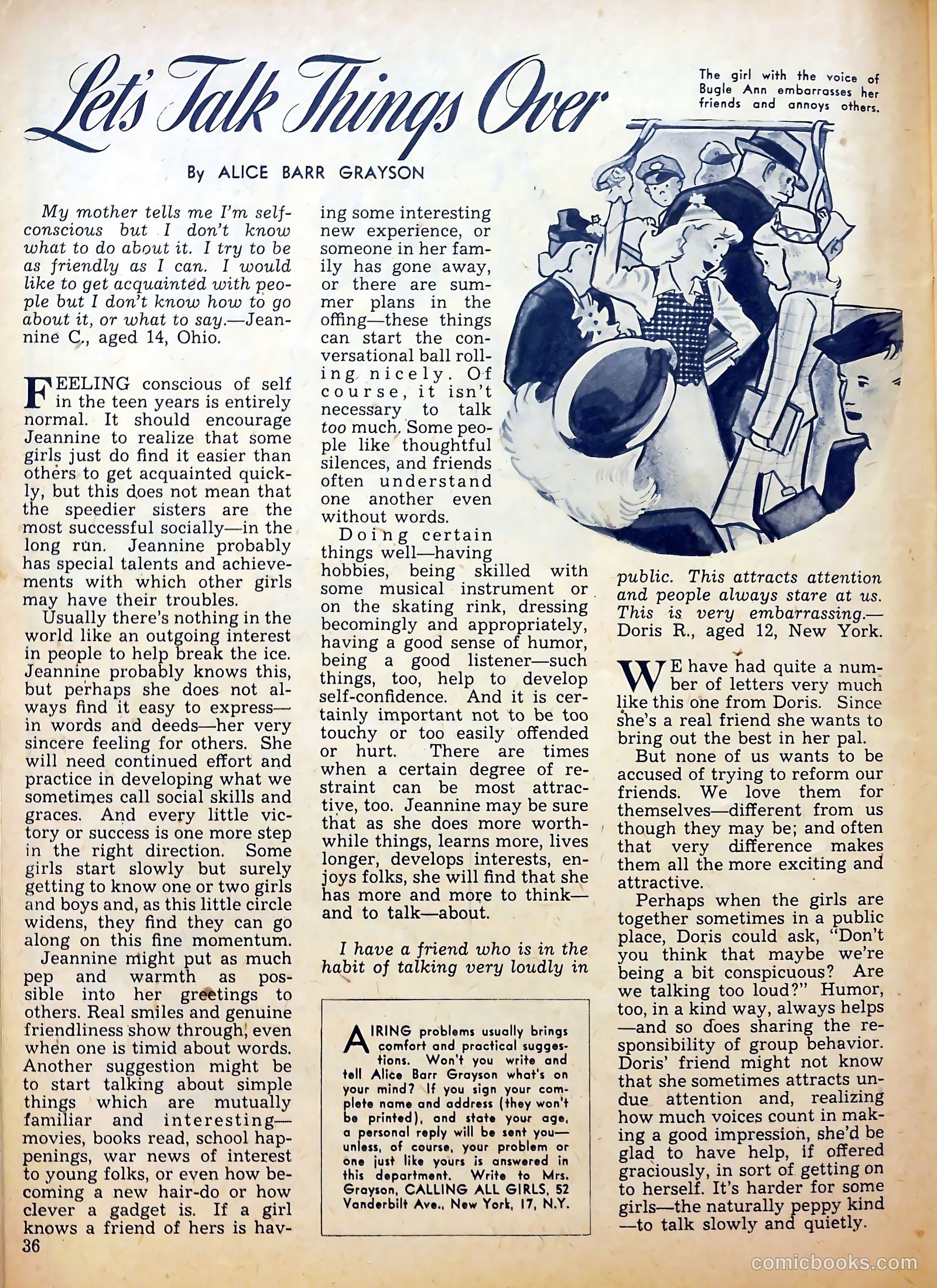 Calling All Girls #21 — page 36 of 60