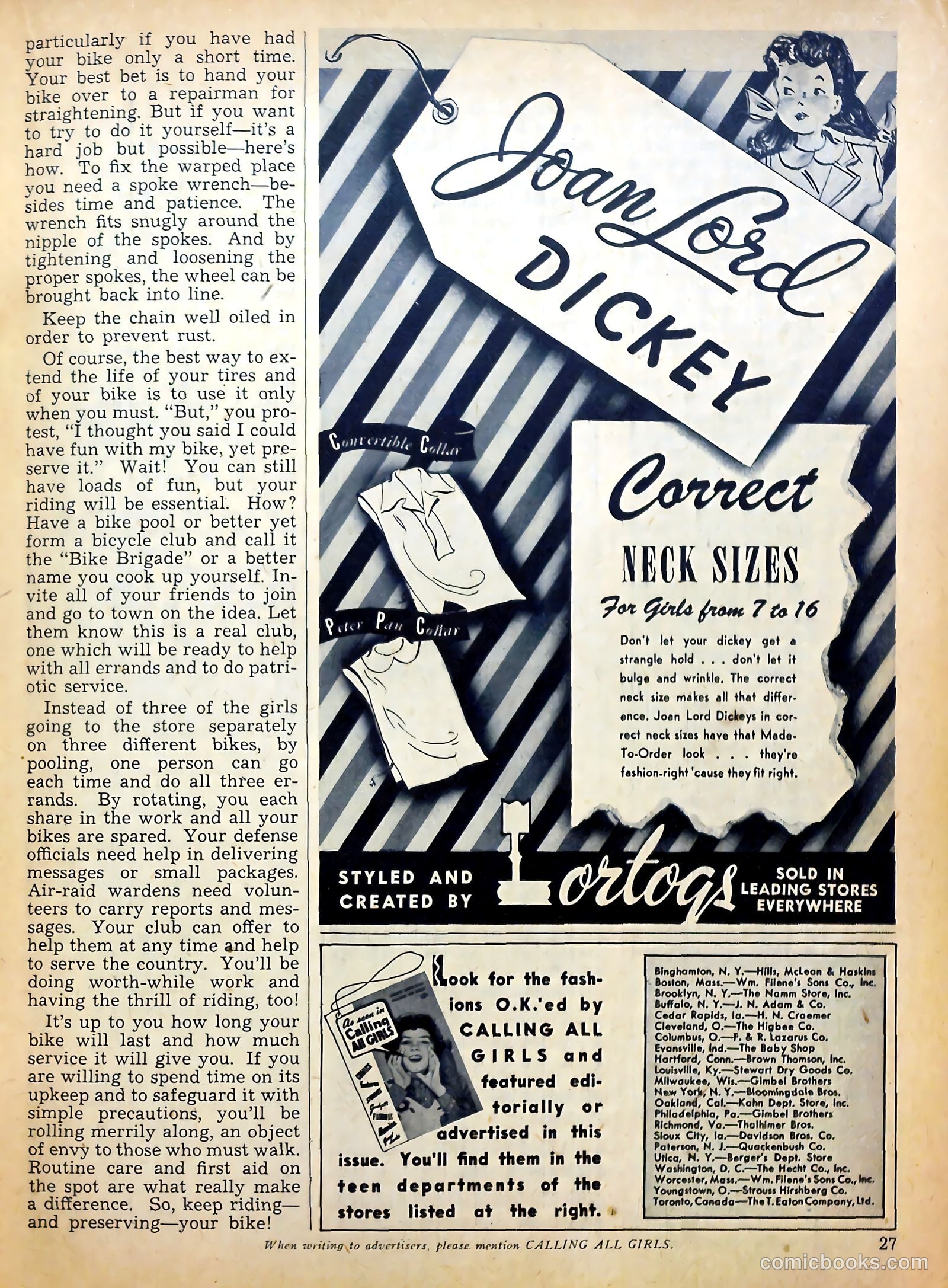 Calling All Girls #22 — page 27 of 59
